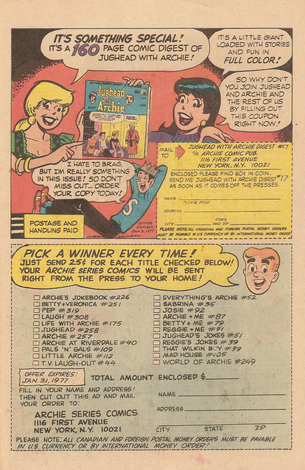 Read online Jughead (1965) comic -  Issue #257 - 27