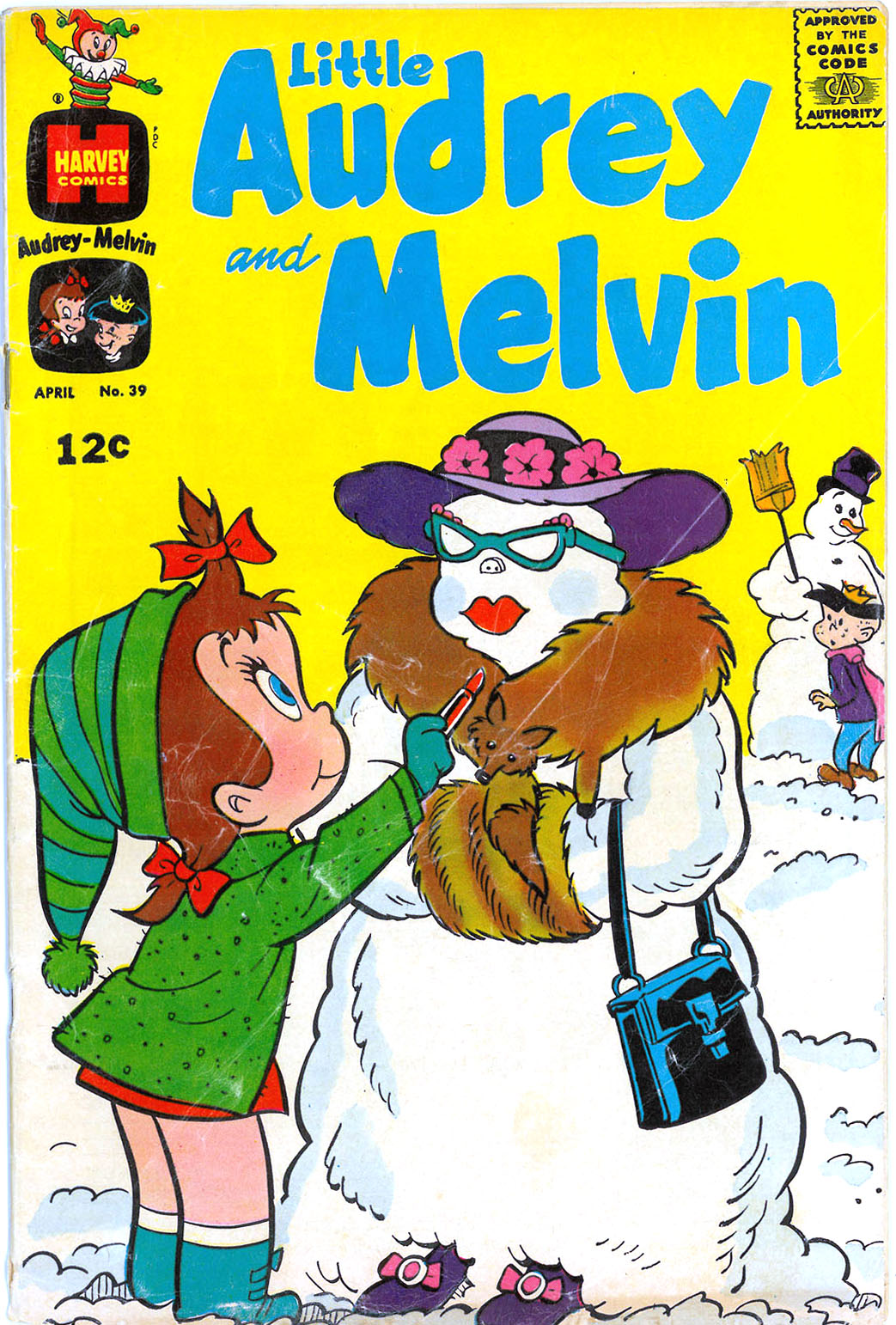 Read online Little Audrey And Melvin comic -  Issue #39 - 1
