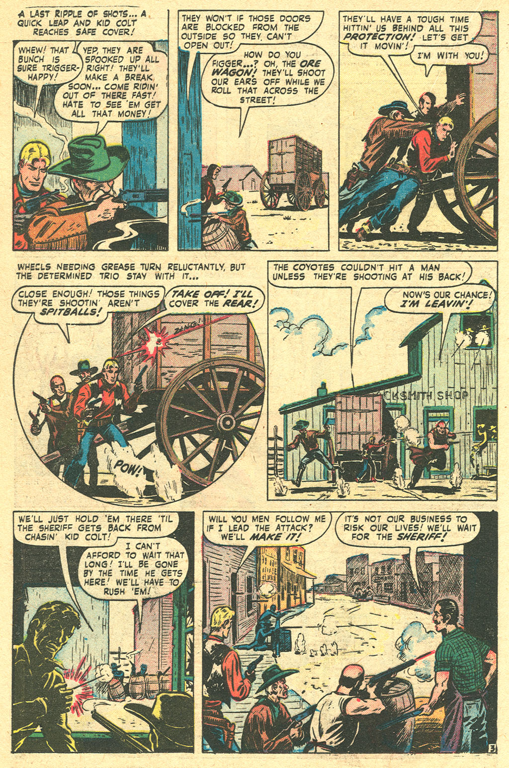 Read online Kid Colt Outlaw comic -  Issue #4 - 28