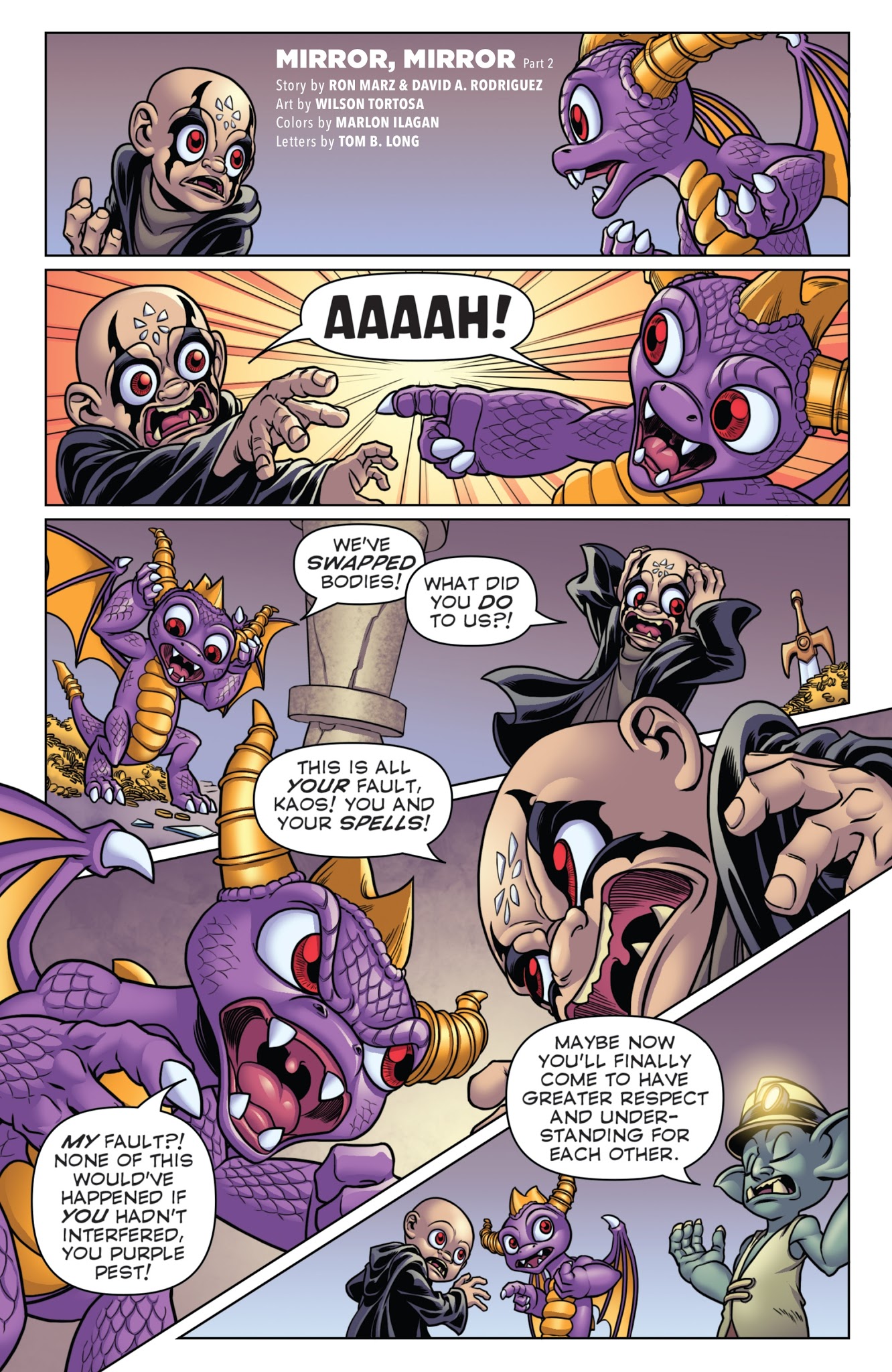 Read online Skylanders Quarterly-Spyro & Friends: Goldslinger comic -  Issue # Full - 35