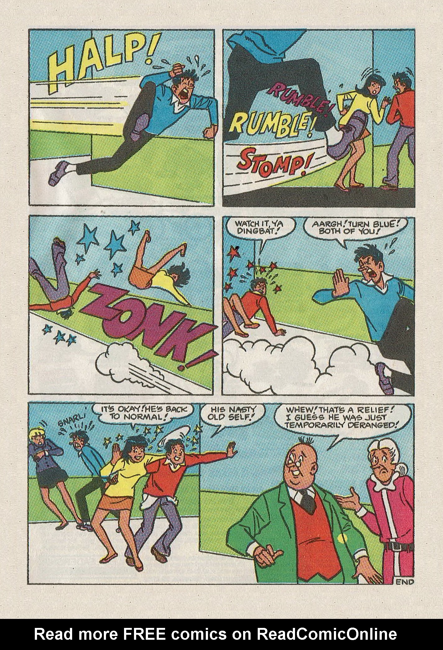 Read online Jughead Jones Comics Digest comic -  Issue #68 - 129