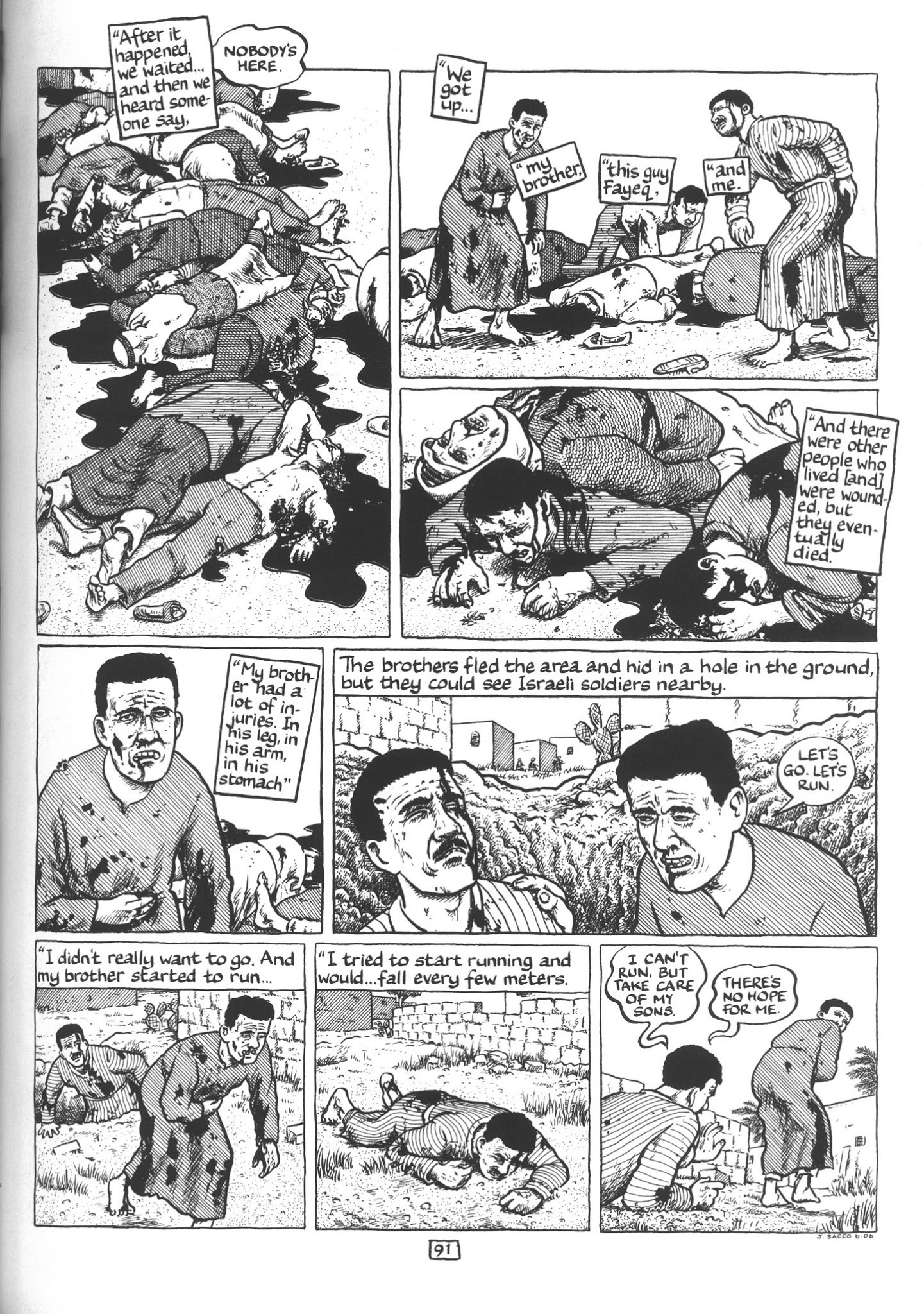 Read online Footnotes in Gaza comic -  Issue # TPB - 111