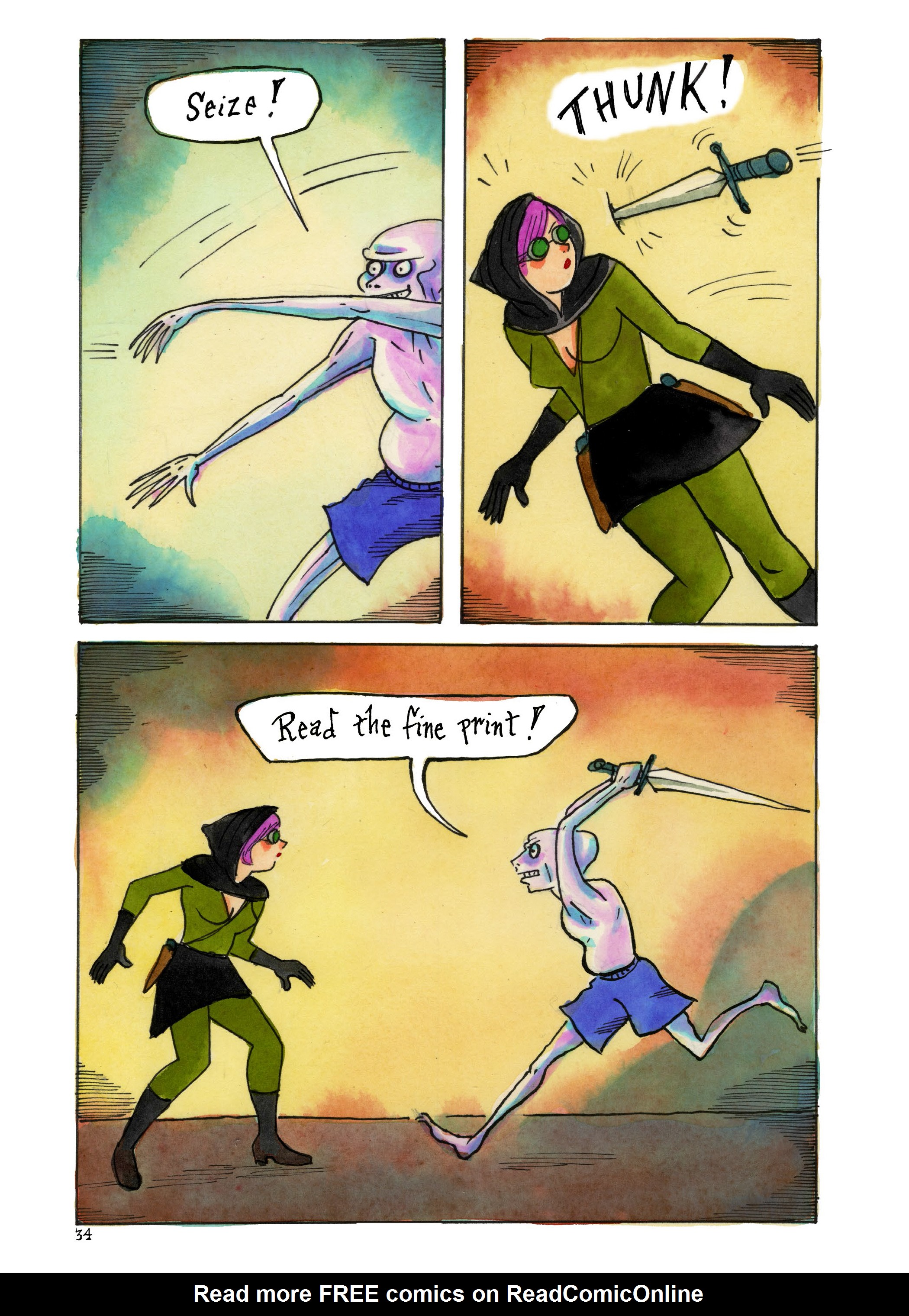 Read online Violenzia and Other Deadly Amusements comic -  Issue # TPB - 35