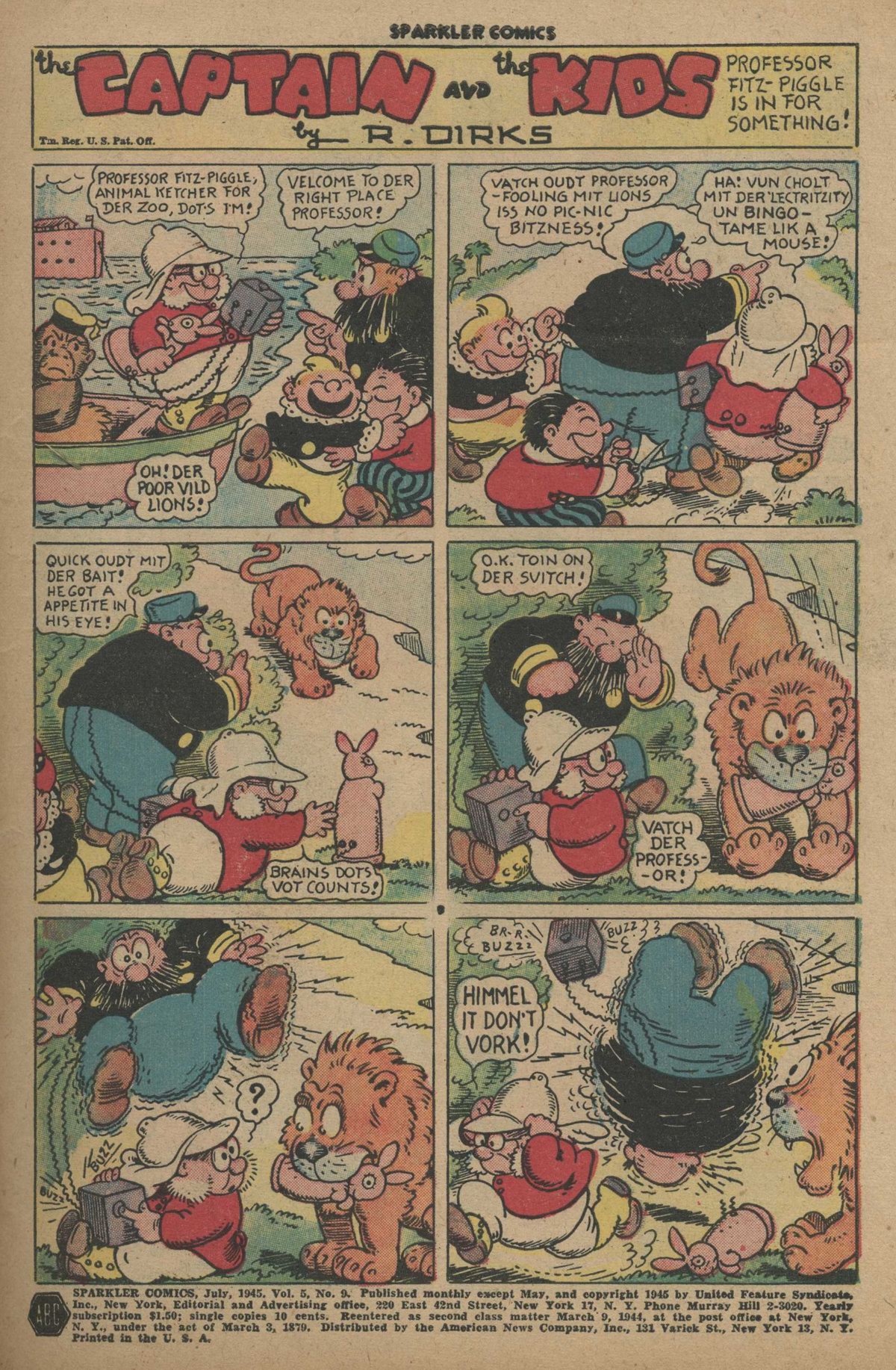 Read online Sparkler Comics comic -  Issue #45 - 3