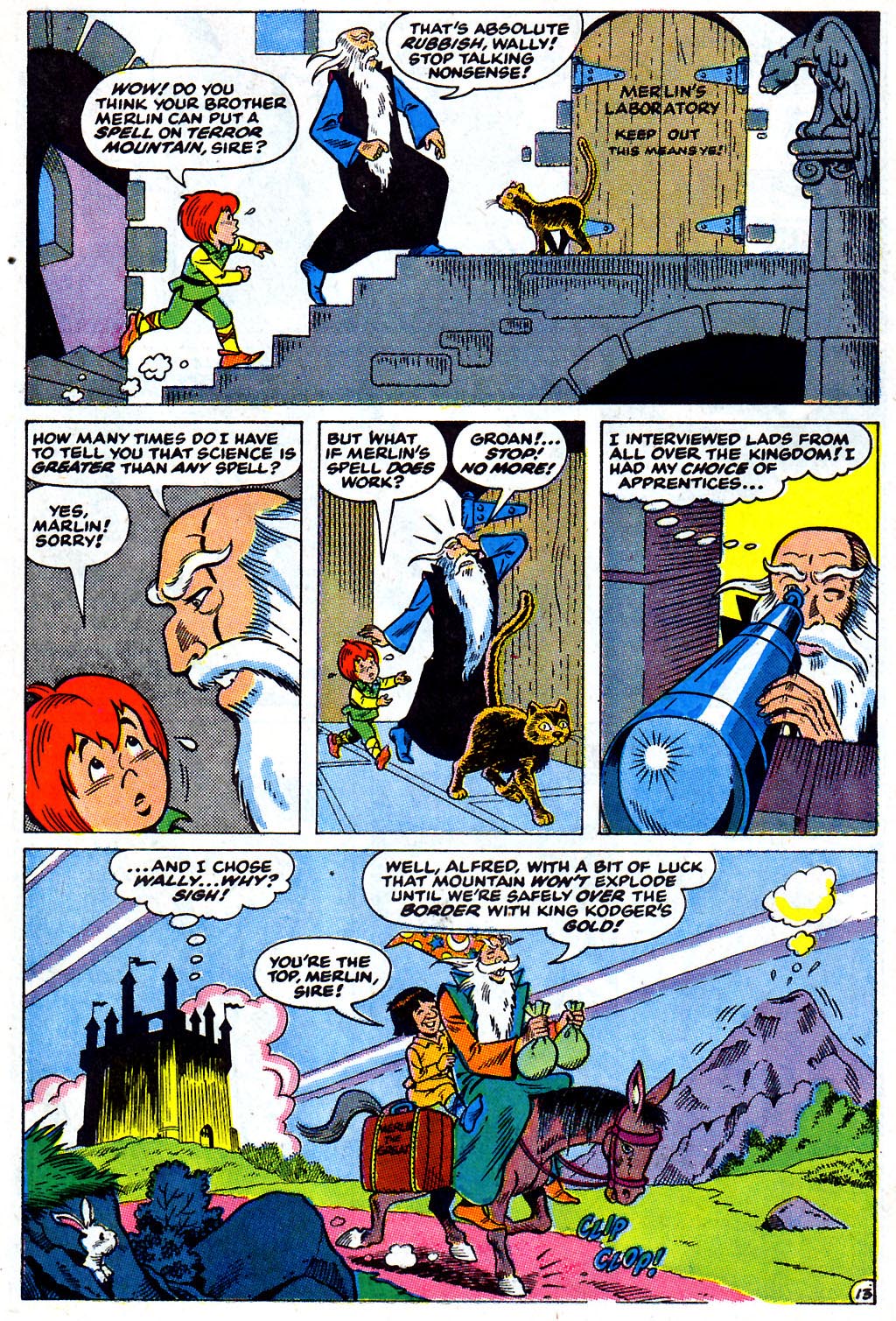 Read online Wally the Wizard comic -  Issue #6 - 14