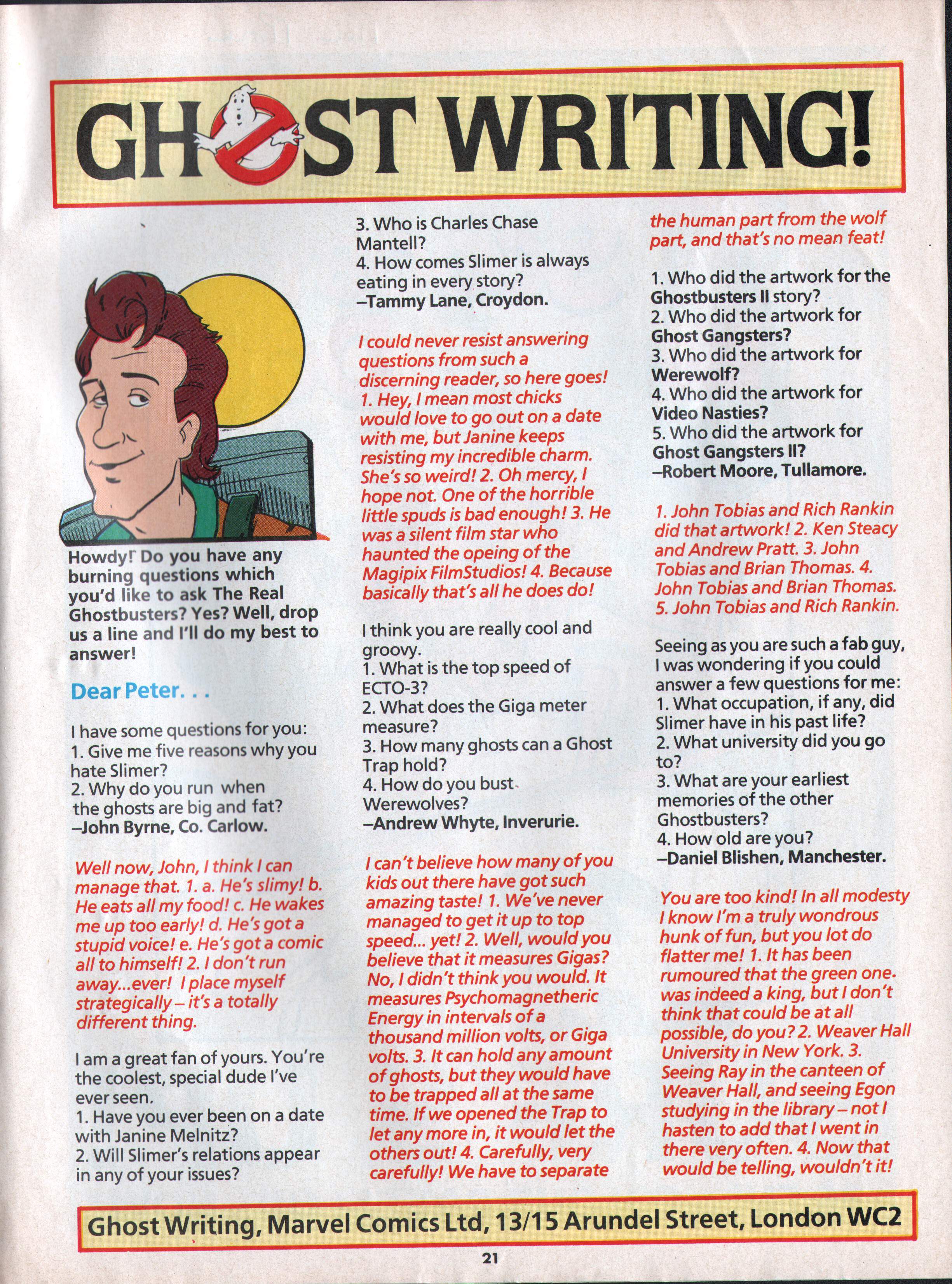 Read online The Real Ghostbusters comic -  Issue #114 - 14