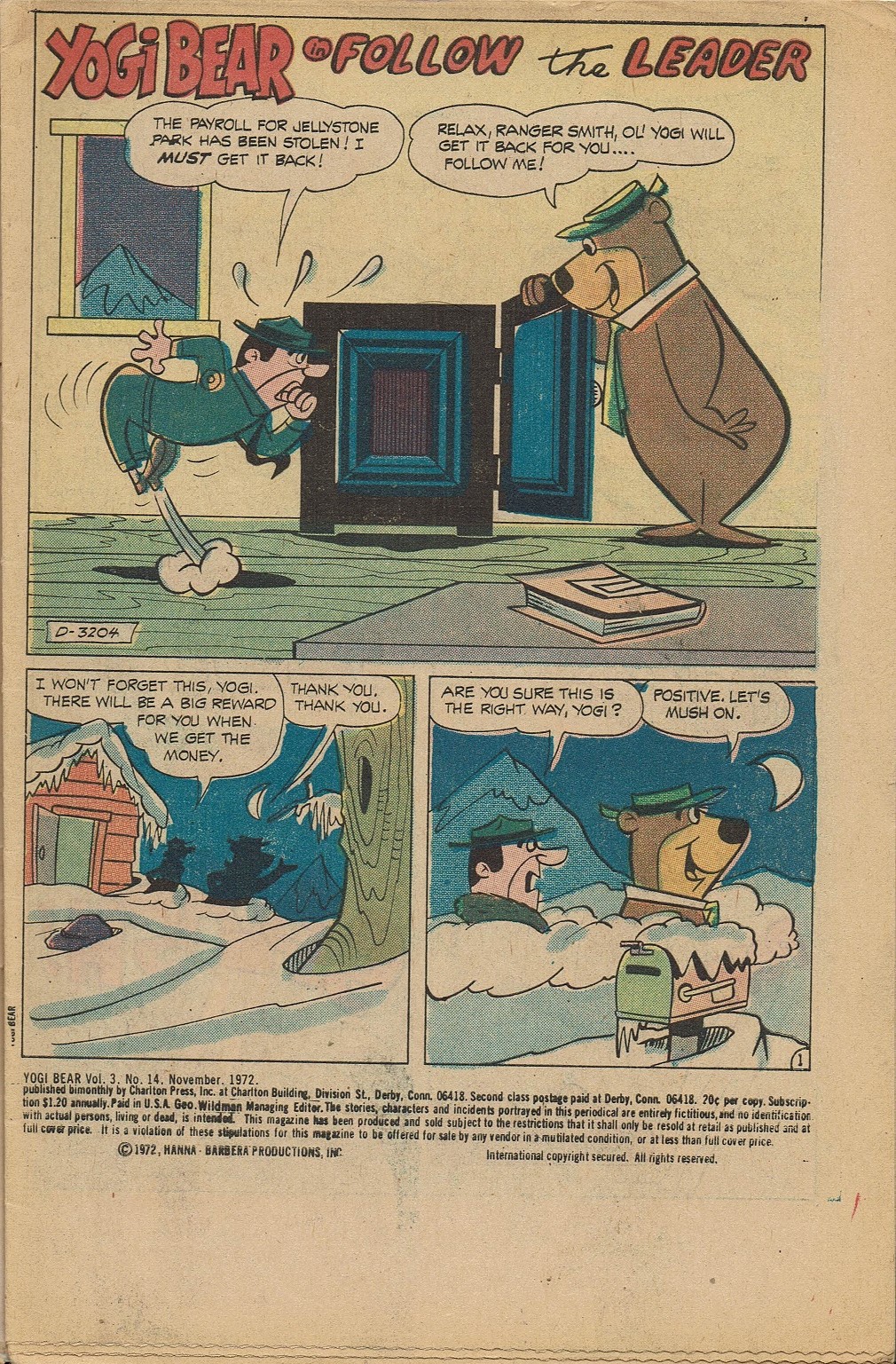 Read online Yogi Bear (1970) comic -  Issue #14 - 3
