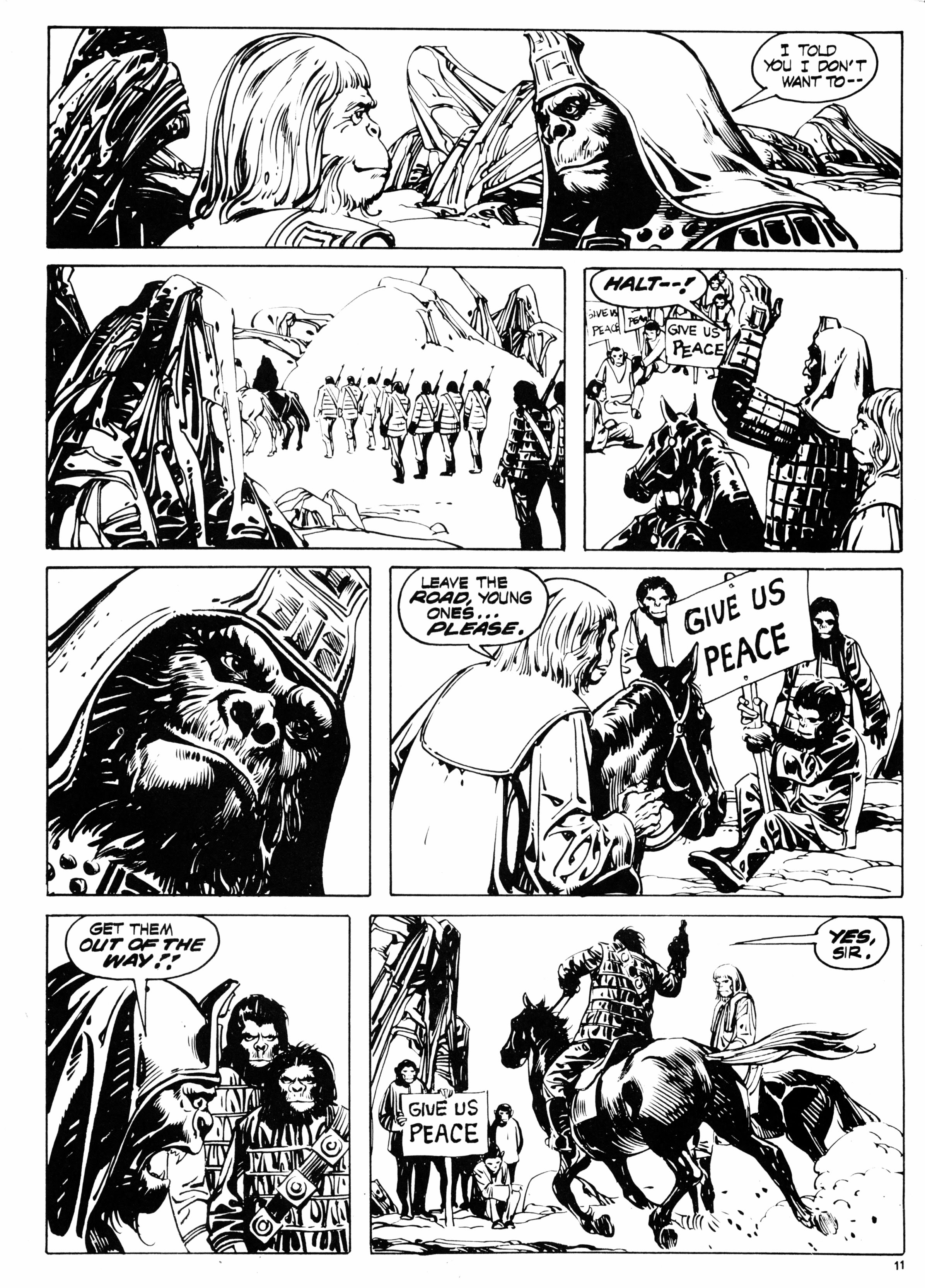 Read online Planet of the Apes (1974) comic -  Issue #42 - 11