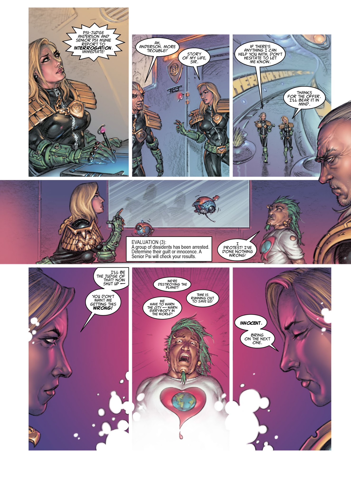 Read online Judge Anderson: The Psi Files comic -  Issue # TPB 5 - 237