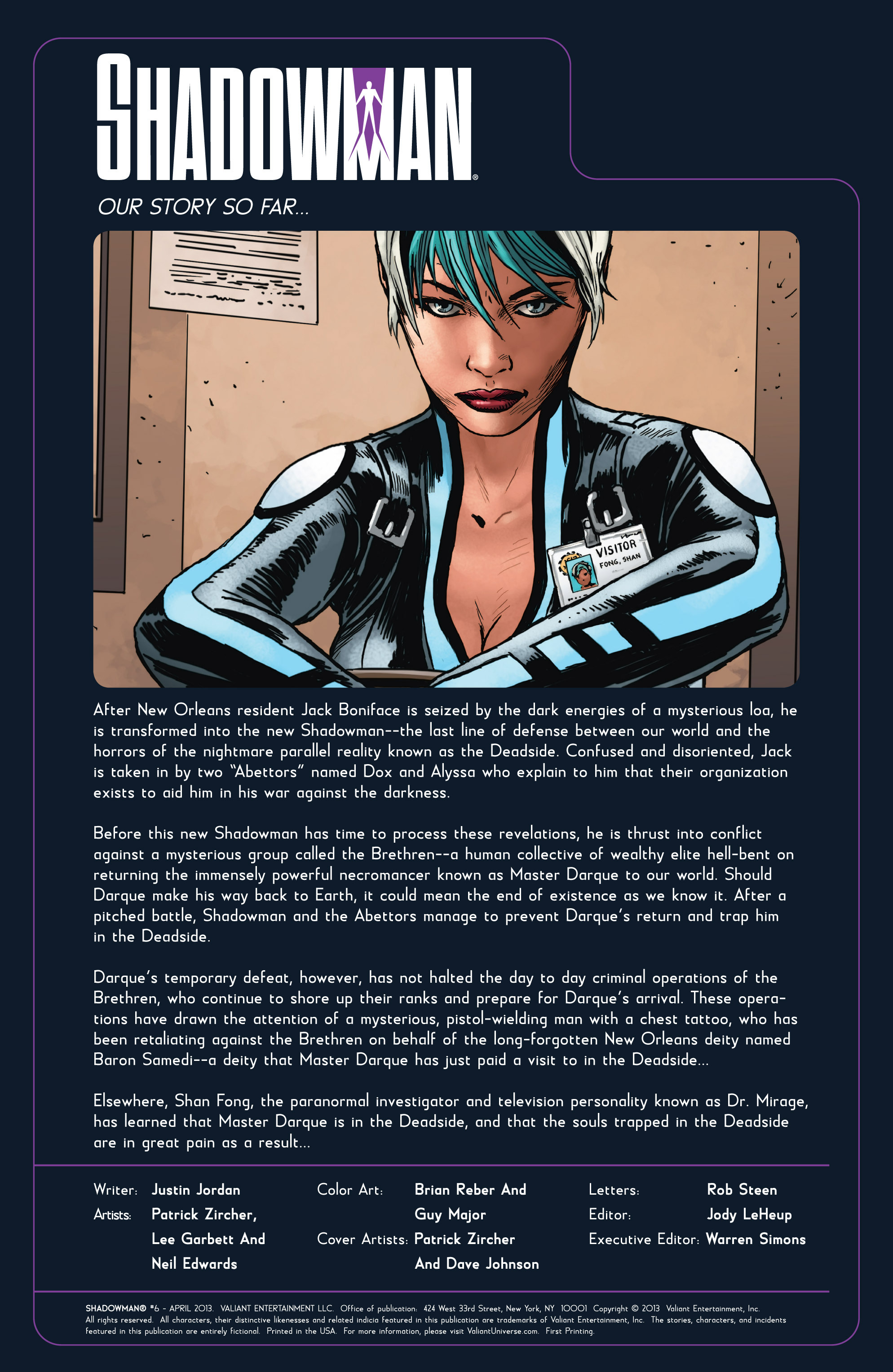 Read online Shadowman (2012) comic -  Issue #6 - 2