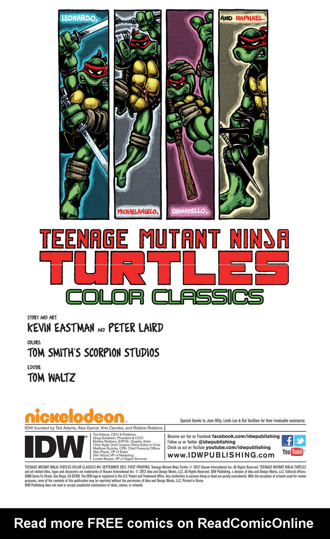 Read online Teenage Mutant Ninja Turtles Color Classics (2012) comic -  Issue #4 - 2