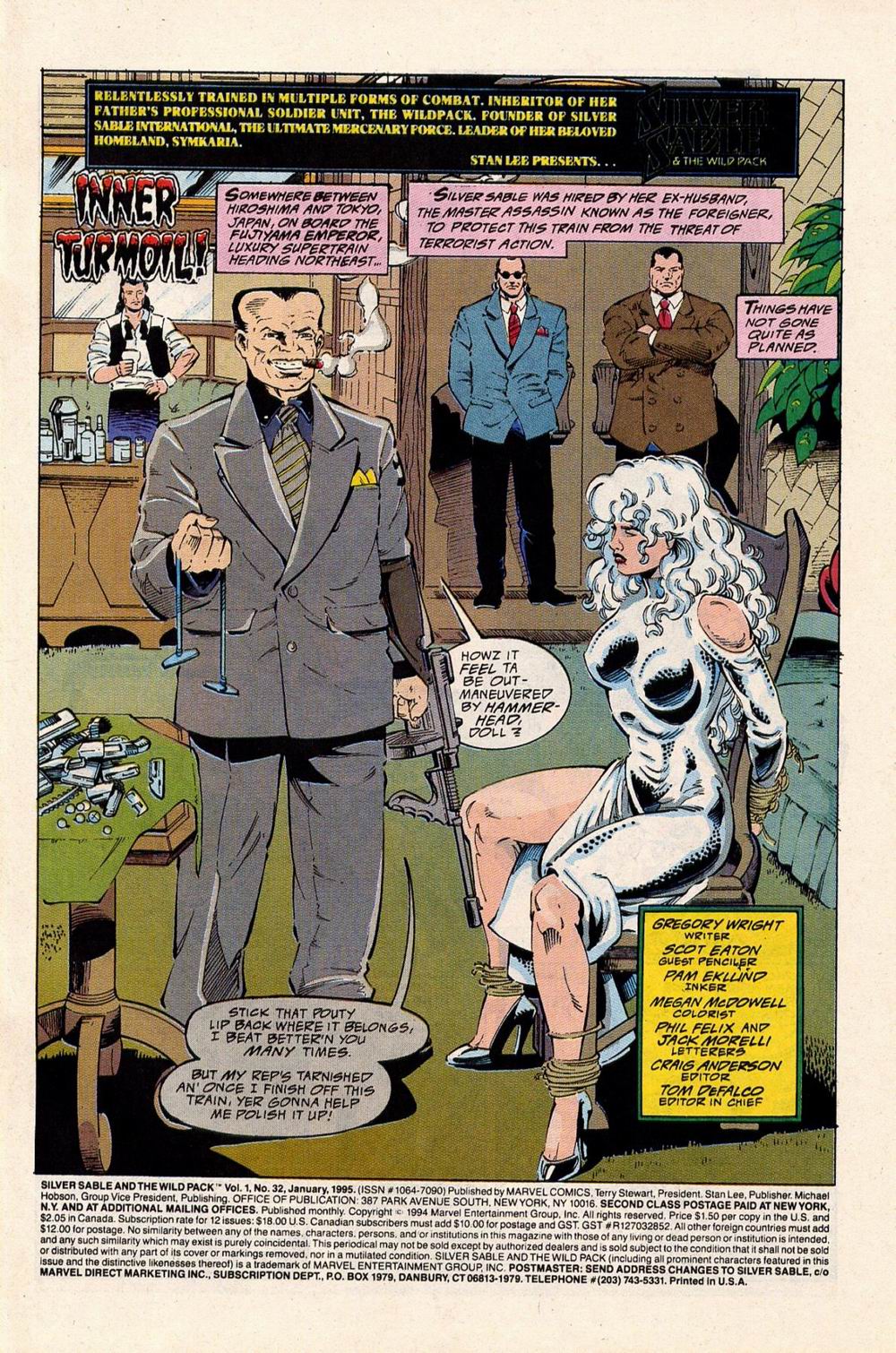Read online Silver Sable and the Wild Pack comic -  Issue #32 - 2
