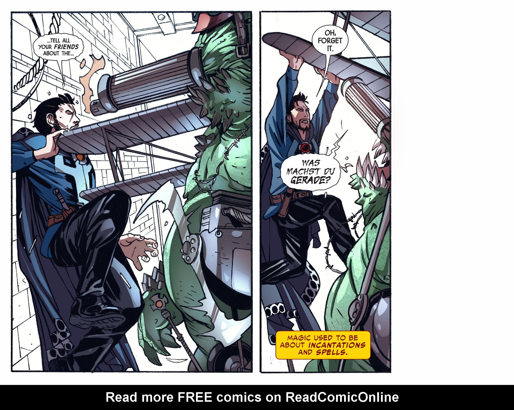 Read online Doctor Strange/Punisher: Magic Bullets Infinite Comic comic -  Issue #1 - 56