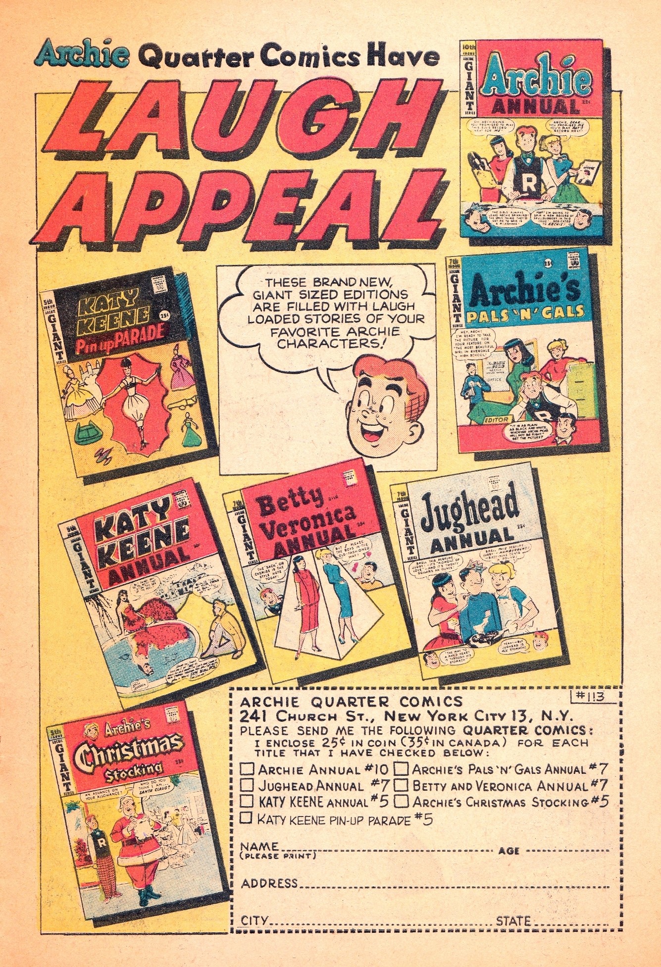 Read online Archie's Joke Book Magazine comic -  Issue #39 - 19