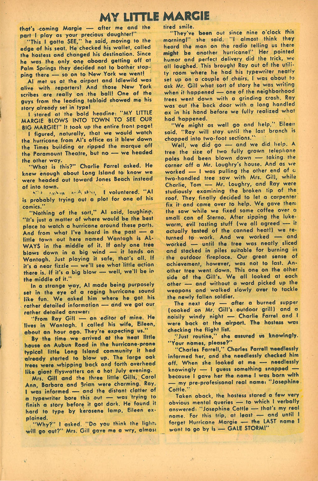 Read online My Little Margie (1954) comic -  Issue #6 - 19