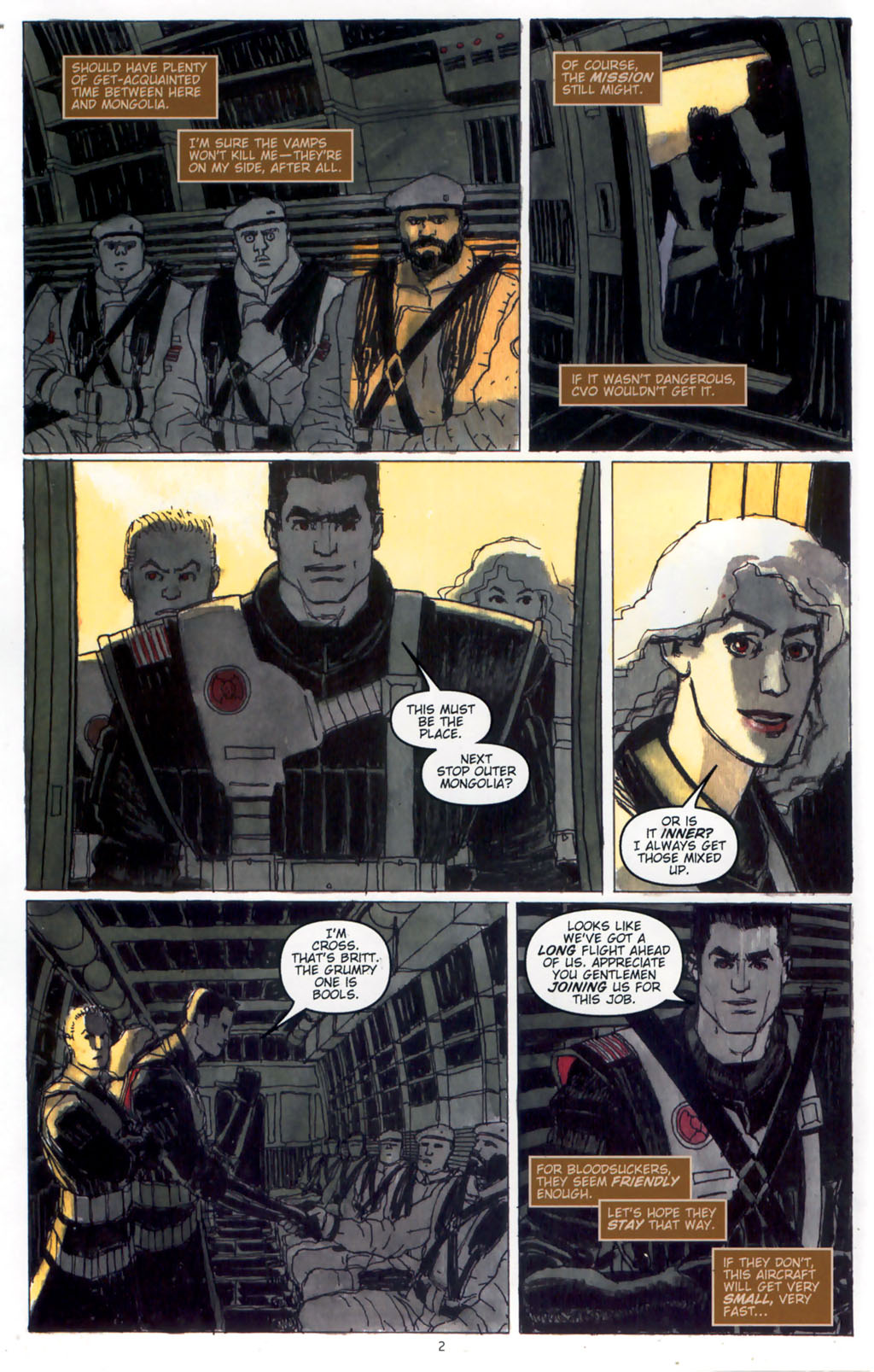 Read online CVO: Covert Vampiric Operations - Human Touch comic -  Issue # Full - 4