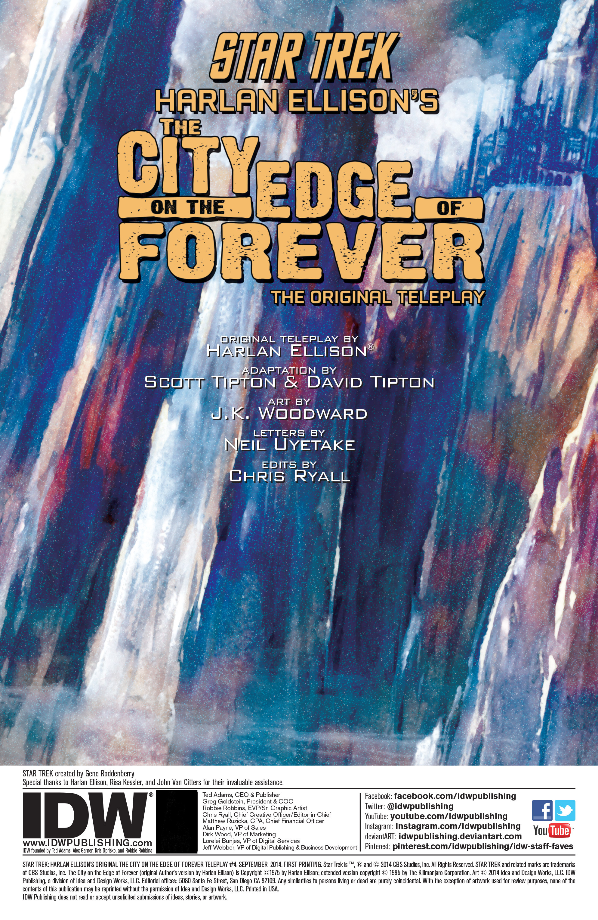 Read online Star Trek: Harlan Ellison's Original The City on the Edge of Forever Teleplay comic -  Issue #4 - 2