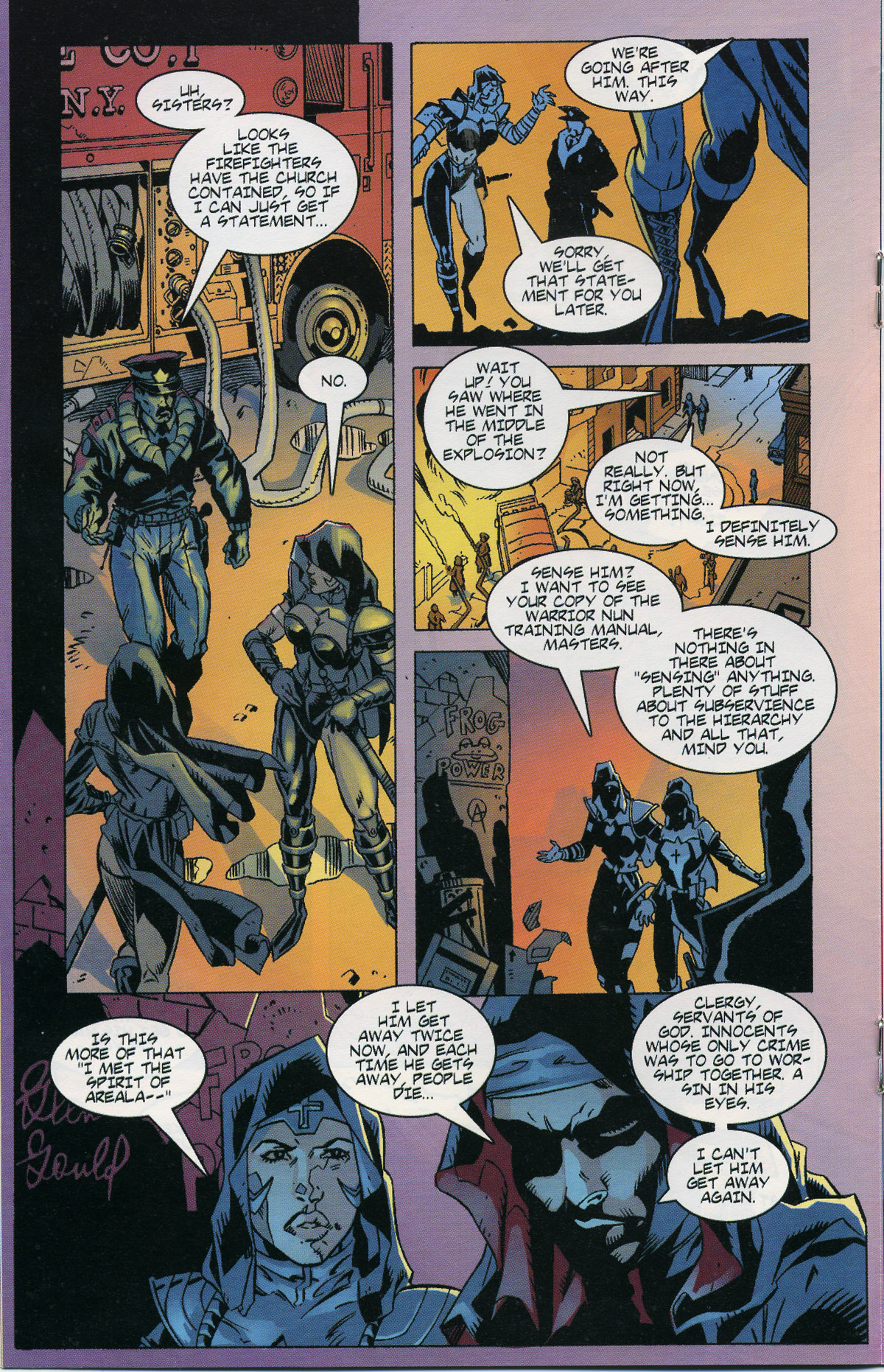 Read online Warrior Nun Areala comic -  Issue #5 - 14