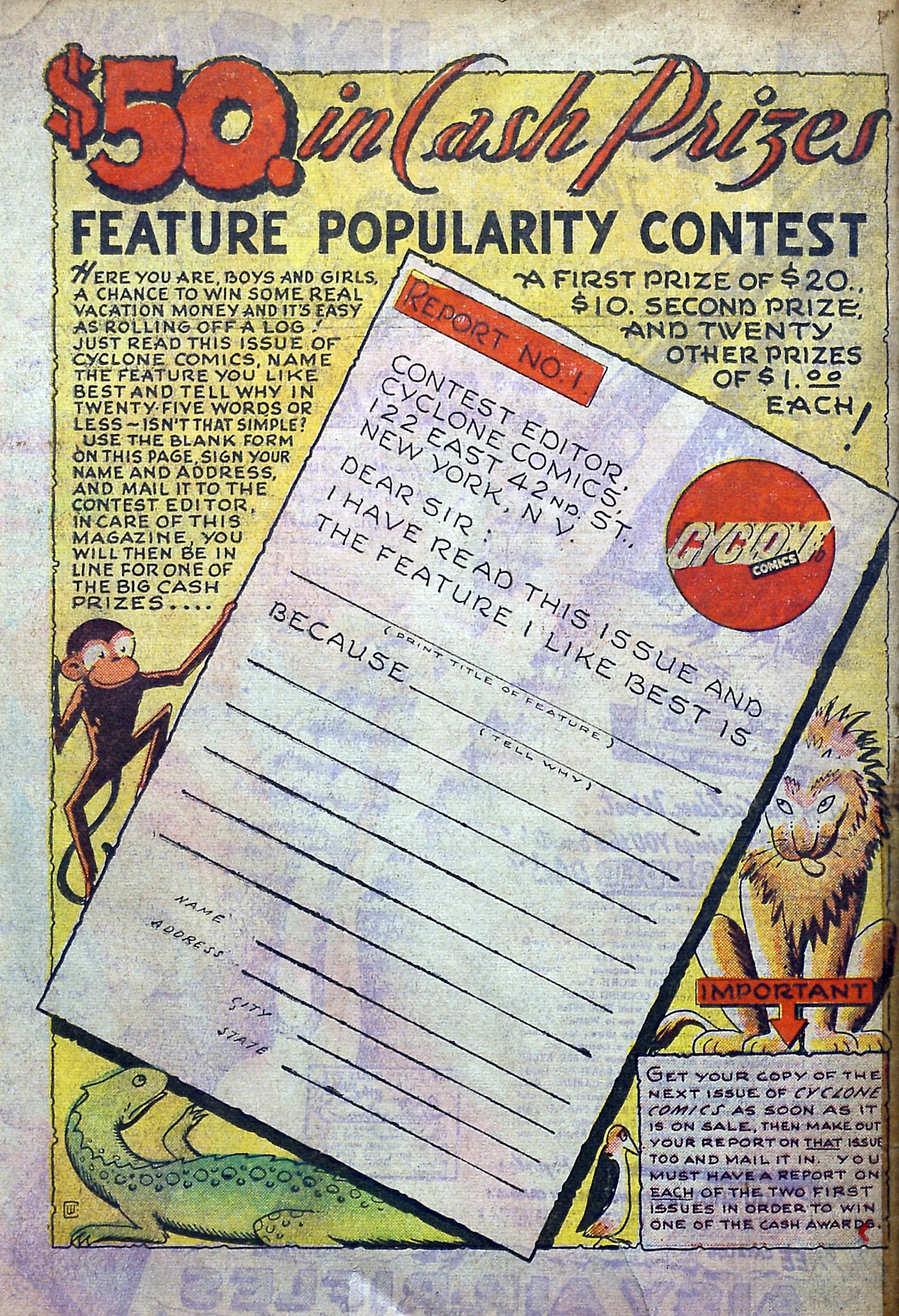 Read online Cyclone Comics comic -  Issue #1 - 66