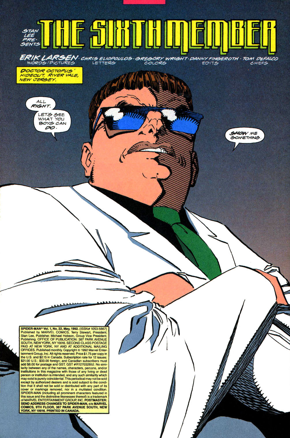Read online Spider-Man (1990) comic -  Issue #22 - The Sixth Member - 2