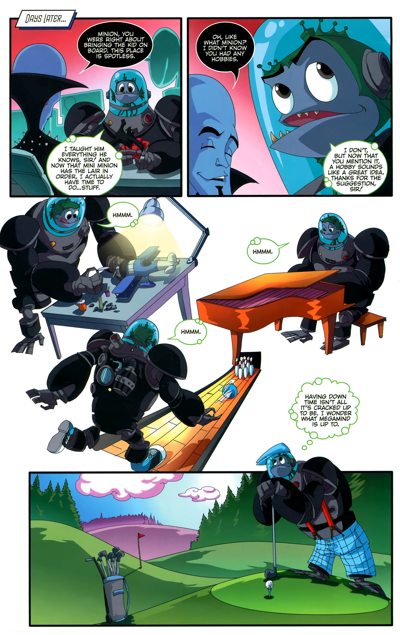 Read online Megamind: Bad. Blue. Brilliant. comic -  Issue #4 - 9