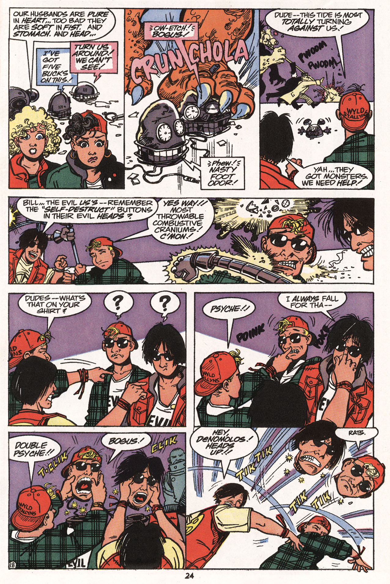 Read online Bill & Ted's Excellent Comic Book comic -  Issue #7 - 25