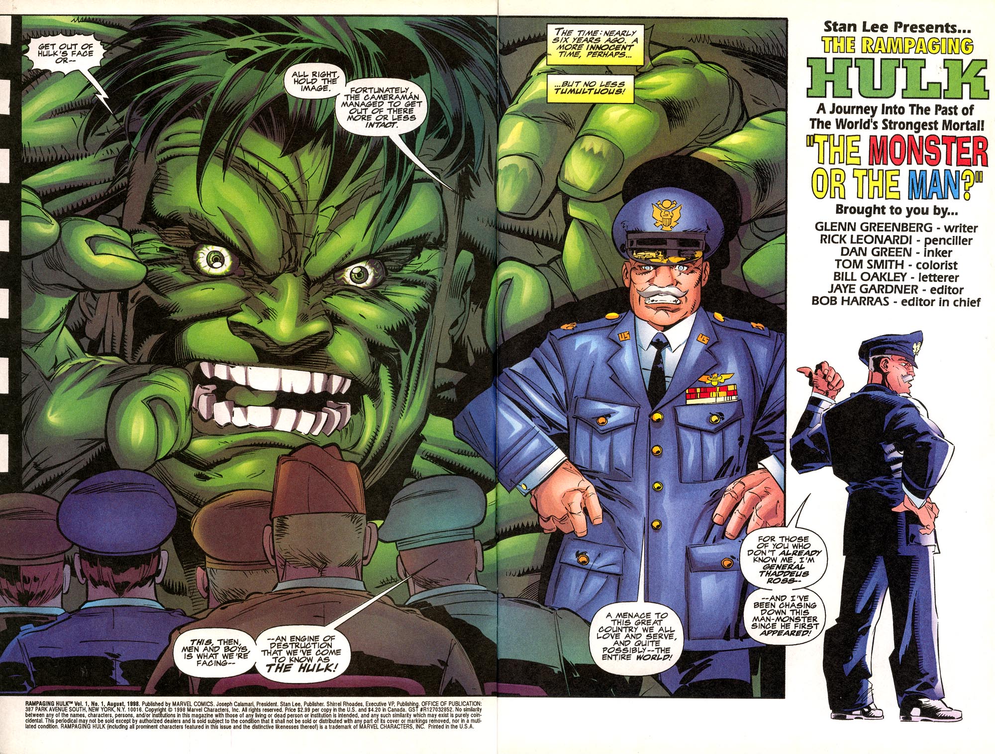 Read online The Rampaging Hulk (1998) comic -  Issue #1 - 4
