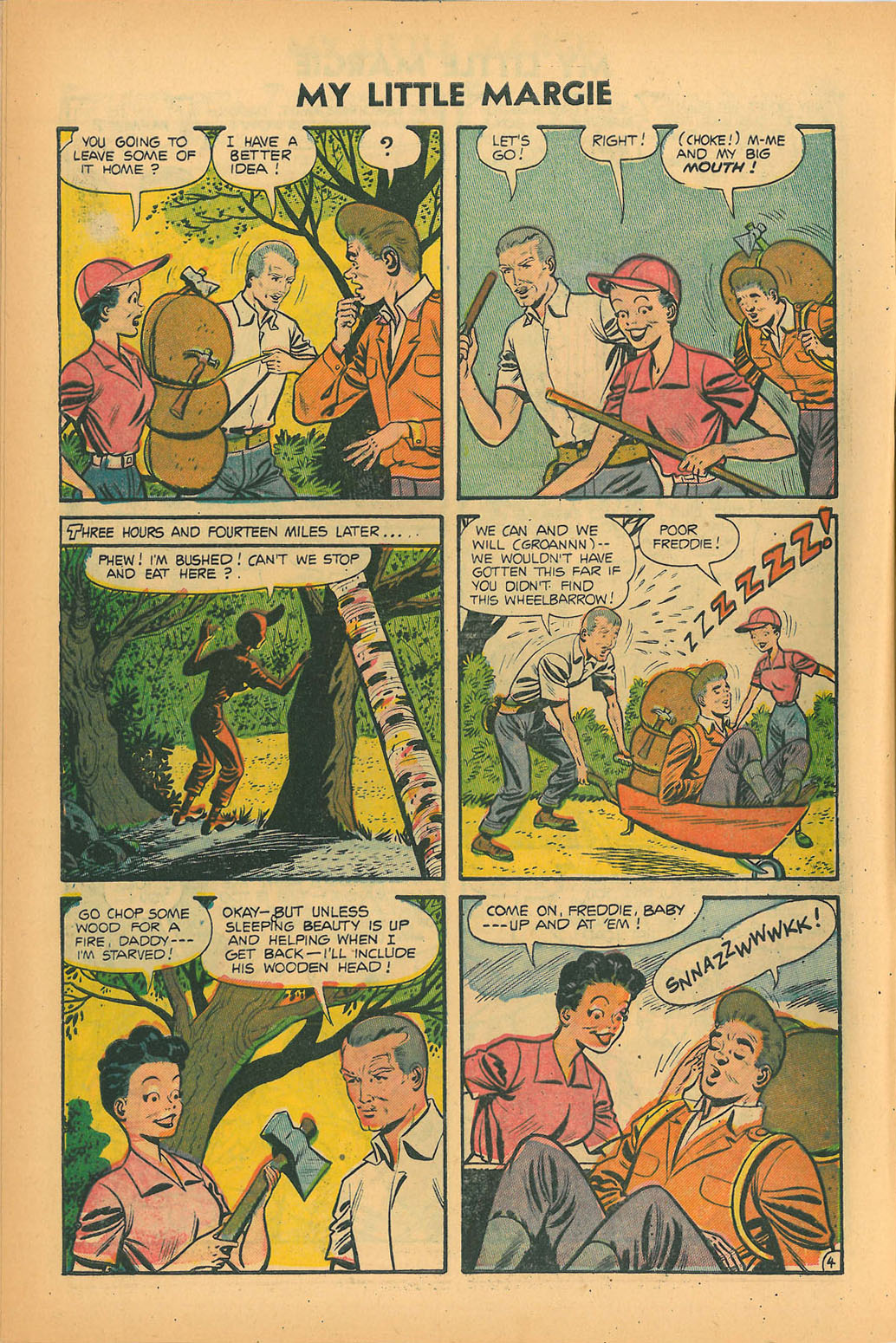 Read online My Little Margie (1954) comic -  Issue #6 - 6
