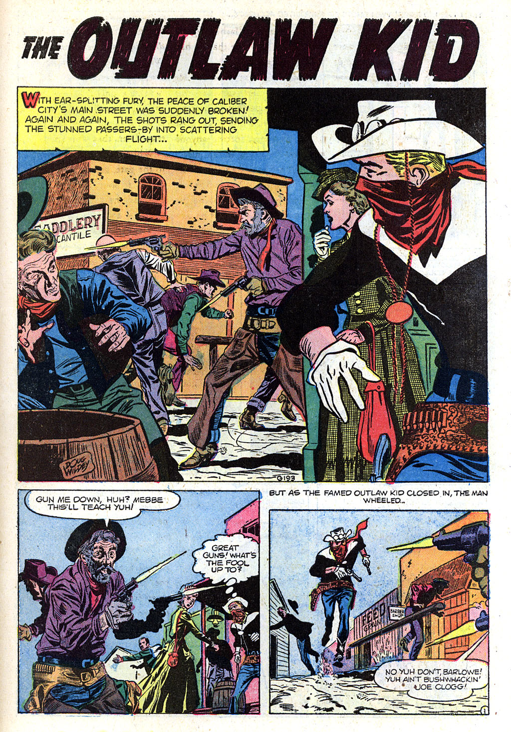 Read online The Outlaw Kid (1954) comic -  Issue #7 - 27