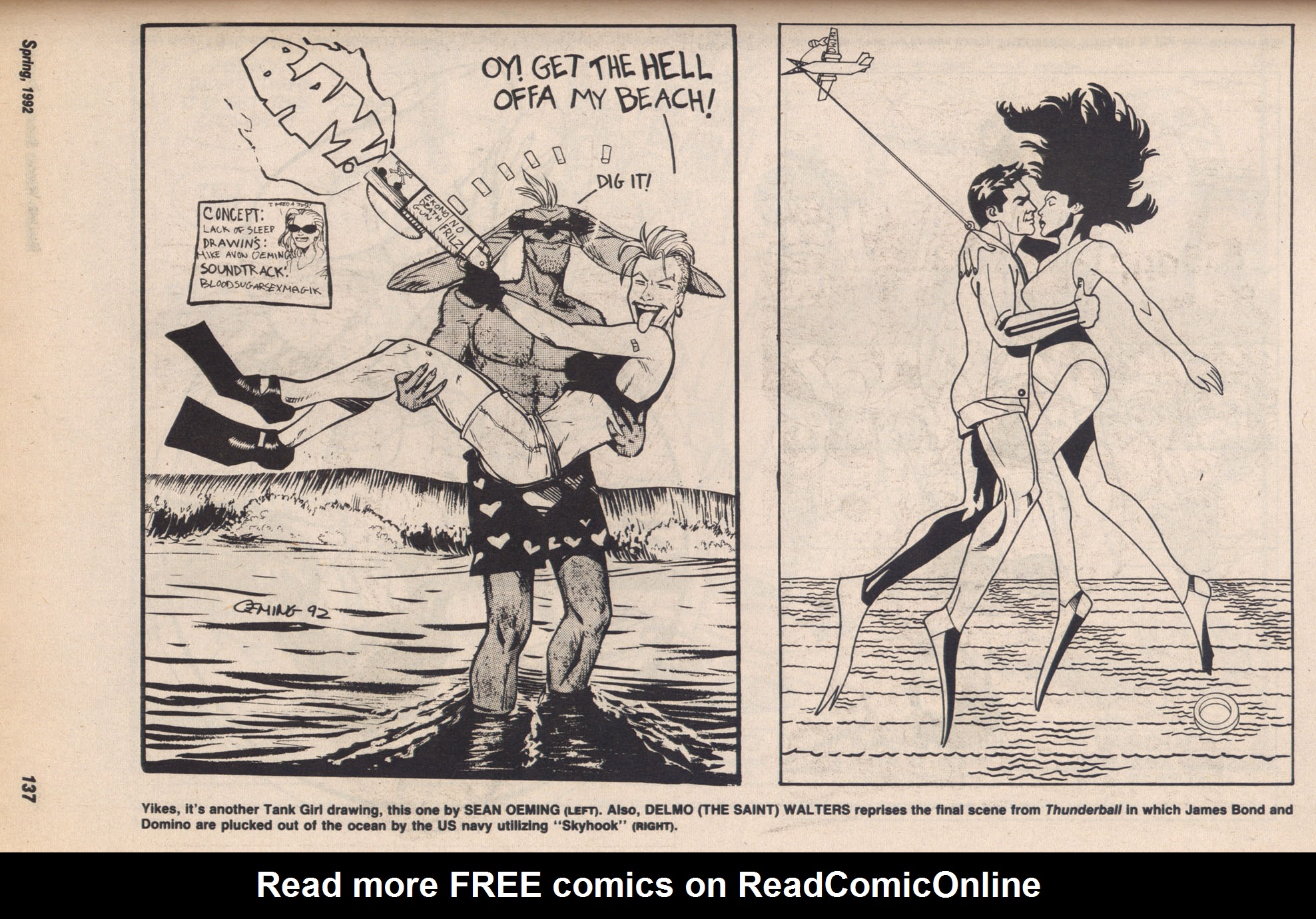 Read online Amazing Heroes Swimsuit Special comic -  Issue # TPB 3 - 136