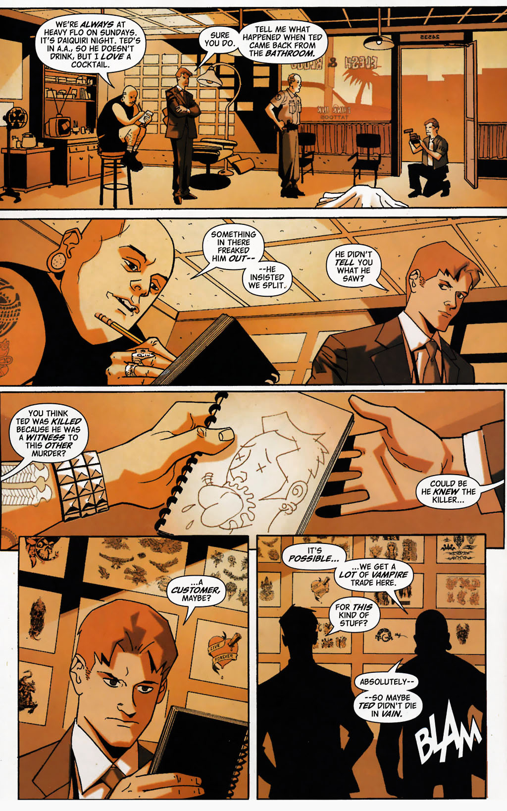 Read online Bite Club: Vampire Crime Unit comic -  Issue #2 - 5