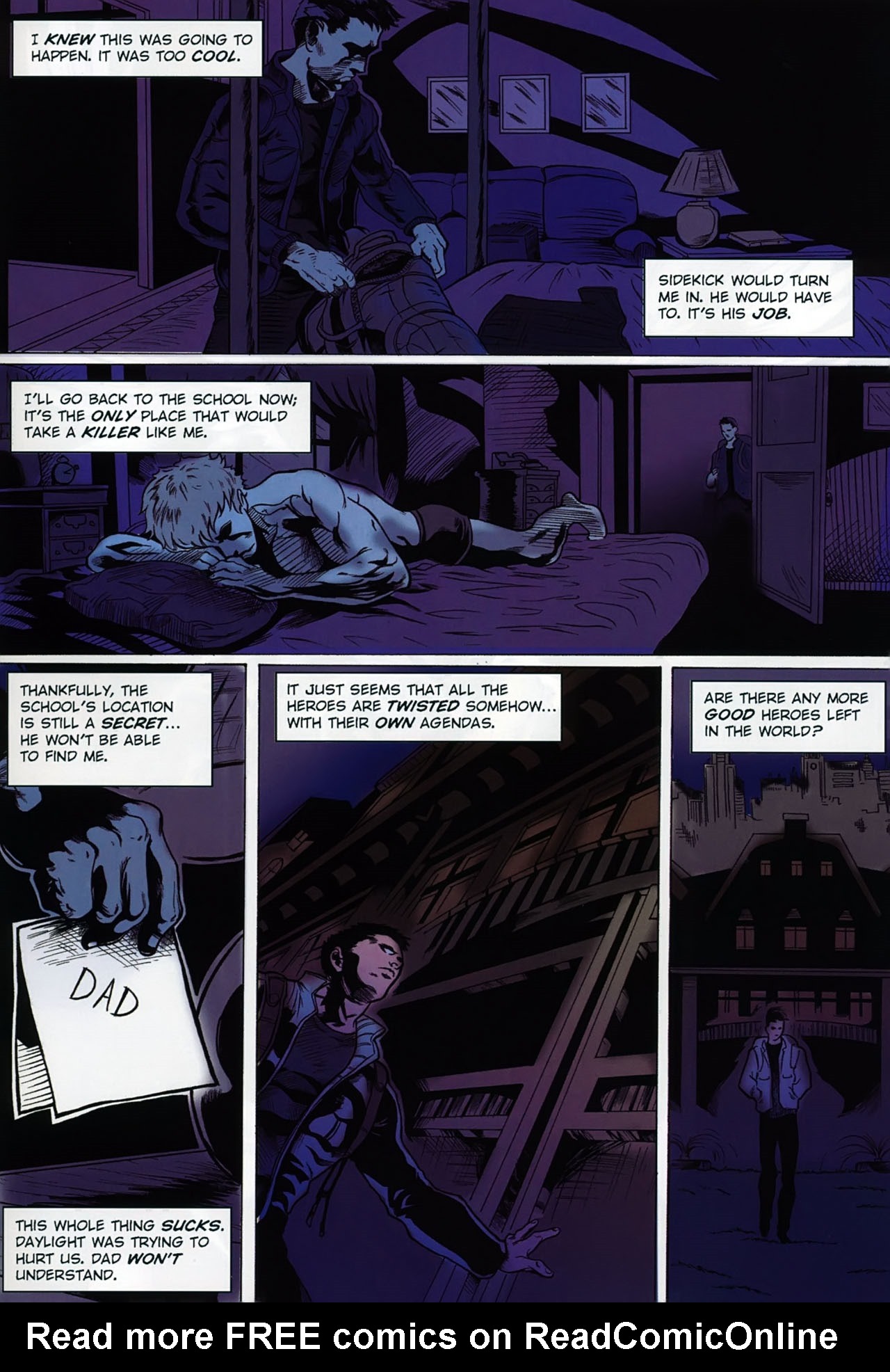 Read online Necessary Evil comic -  Issue #9 - 23