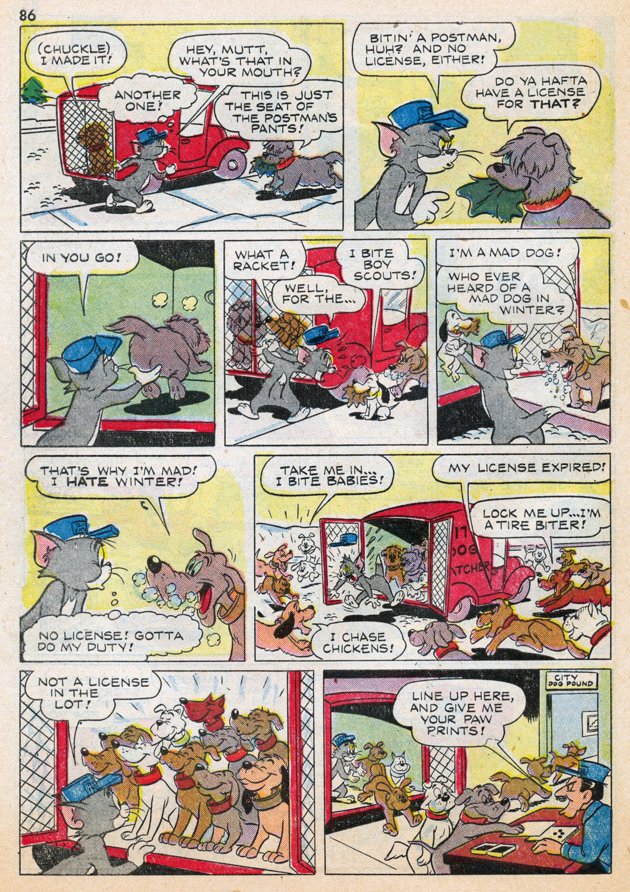 Read online Tom & Jerry Winter Carnival comic -  Issue #2 - 89
