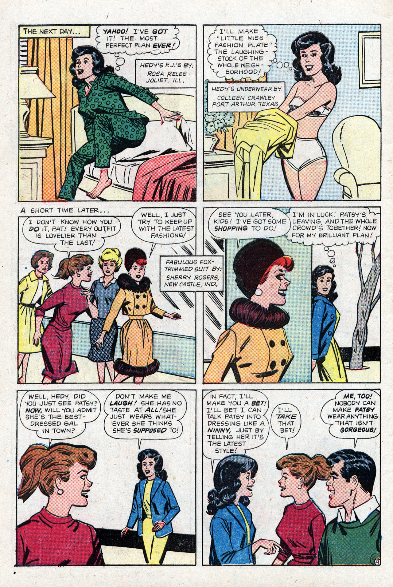 Read online Patsy and Hedy comic -  Issue #87 - 6