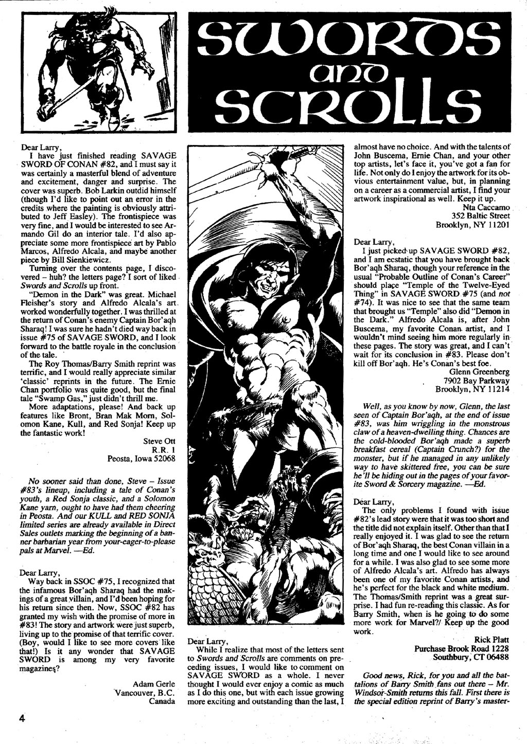Read online The Savage Sword Of Conan comic -  Issue #86 - 4