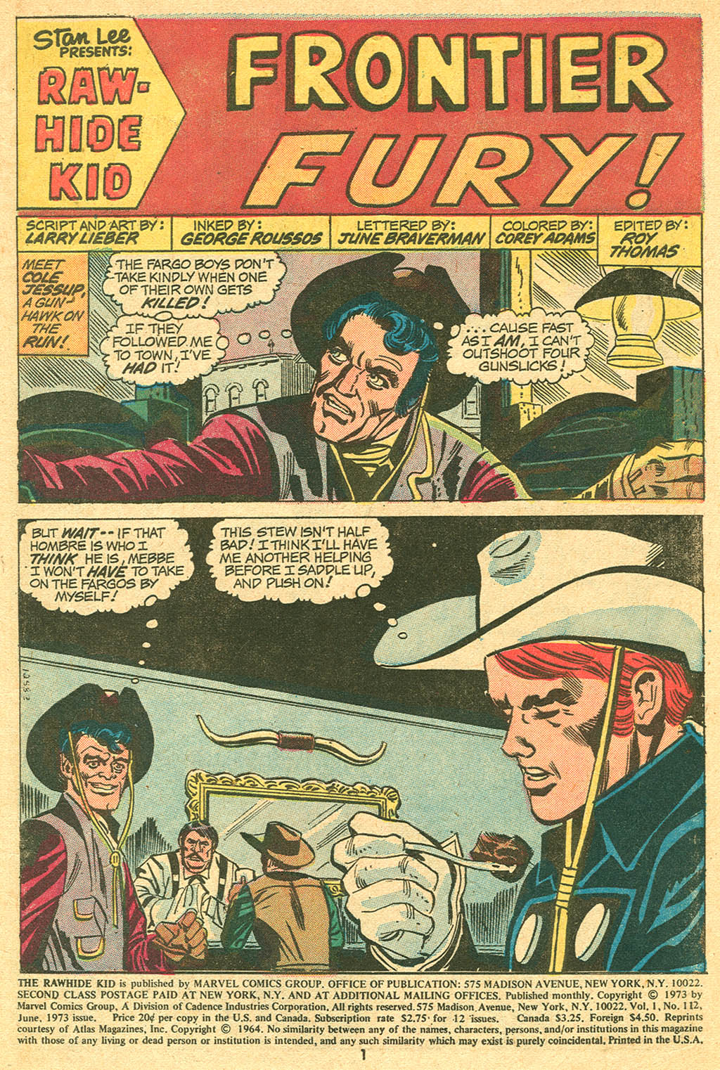 Read online The Rawhide Kid comic -  Issue #112 - 3