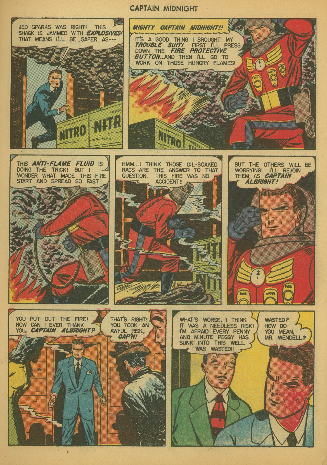 Read online Captain Midnight (1942) comic -  Issue #46 - 7