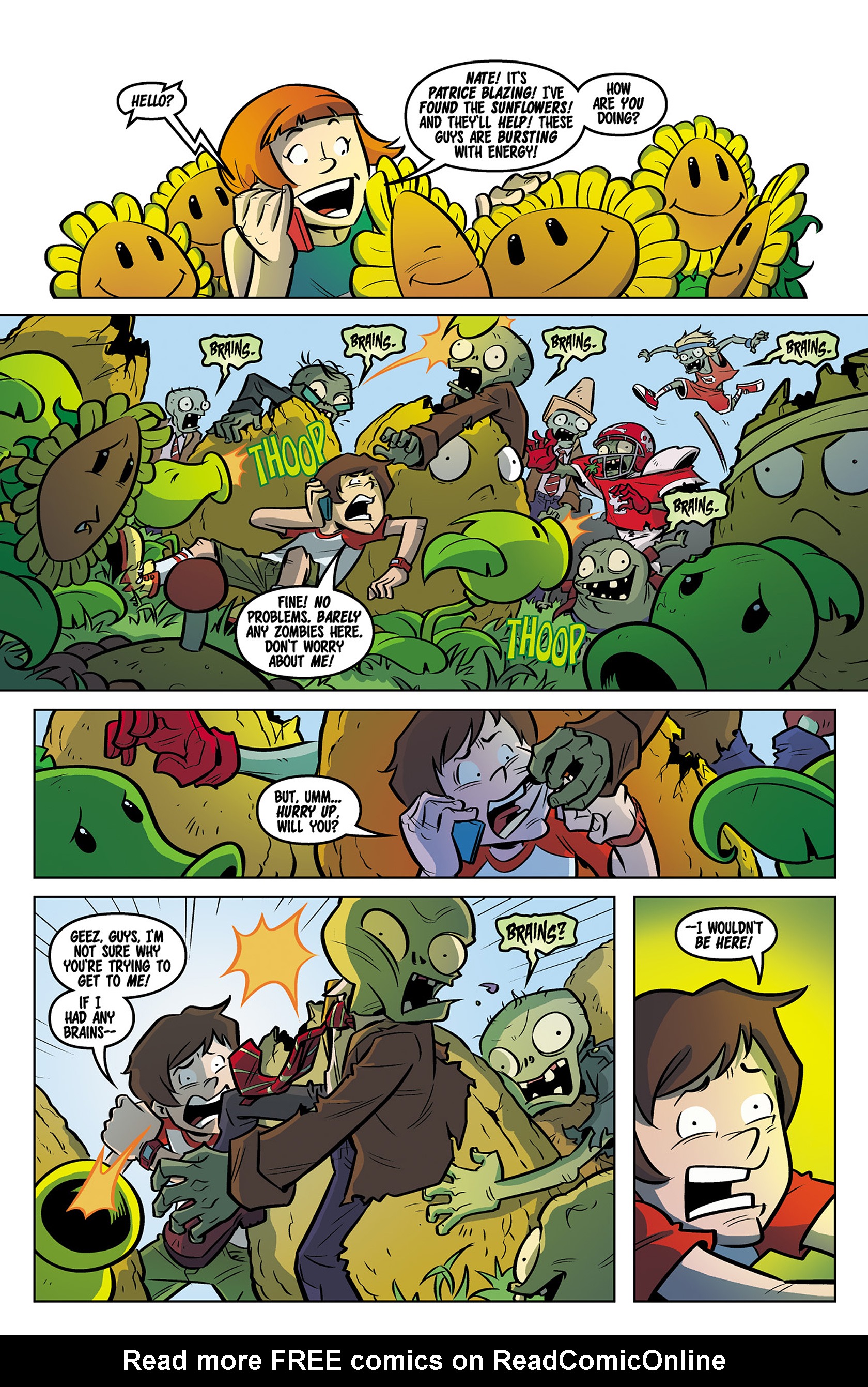 Read online Plants vs. Zombies: Lawnmageddon comic -  Issue #3 - 10