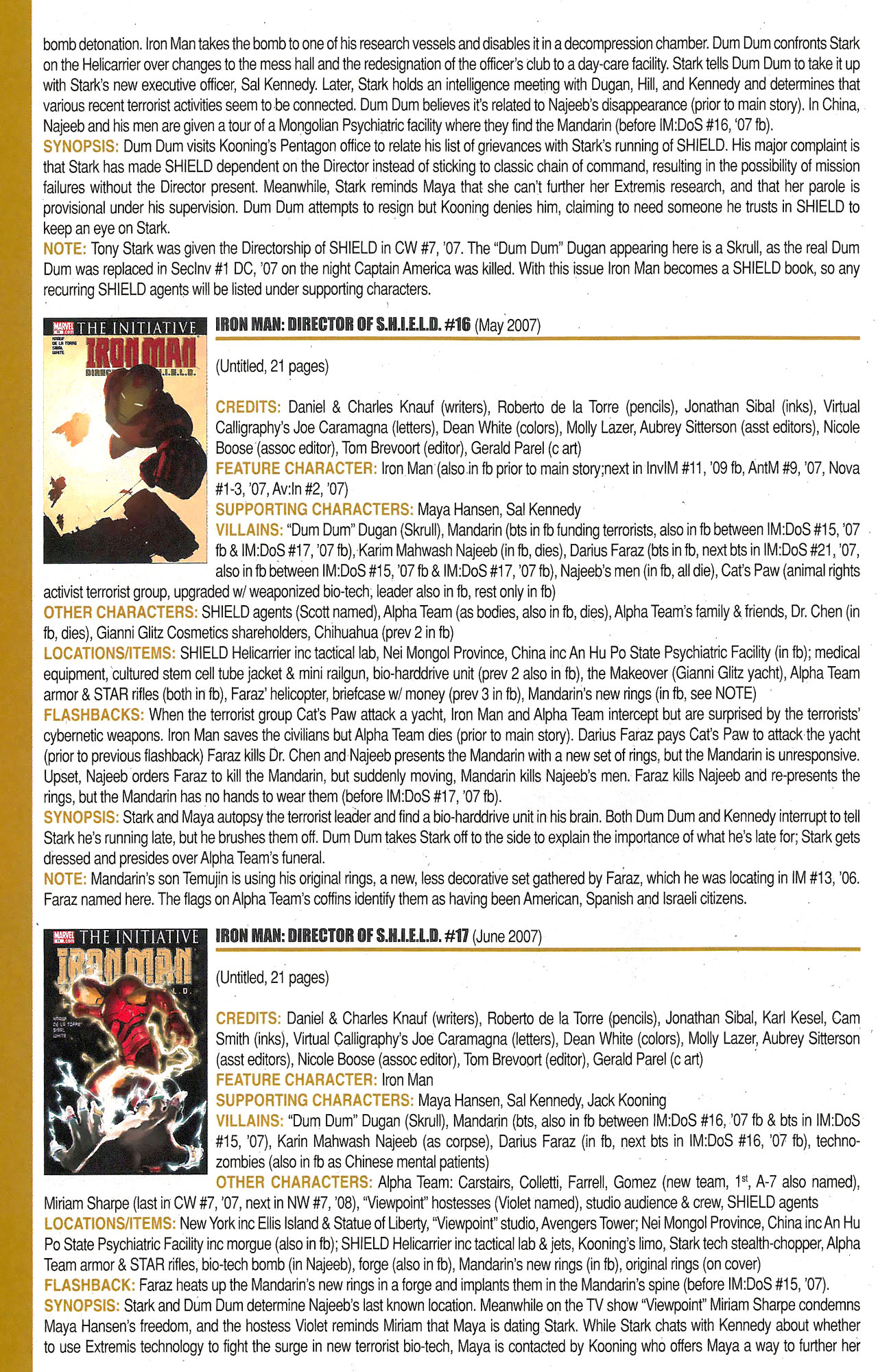 Read online Official Index to the Marvel Universe comic -  Issue #12 - 40