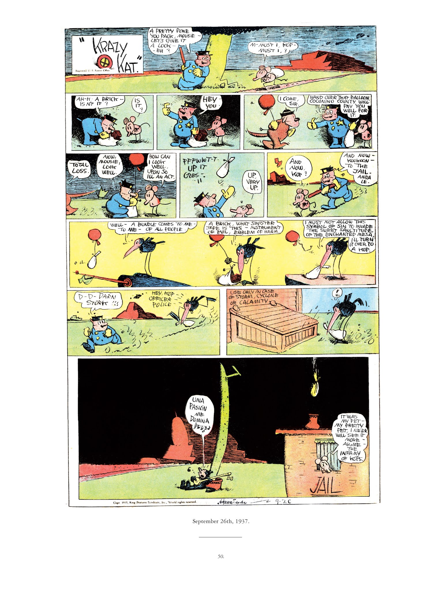 Read online Krazy & Ignatz comic -  Issue # TPB 10 - 48