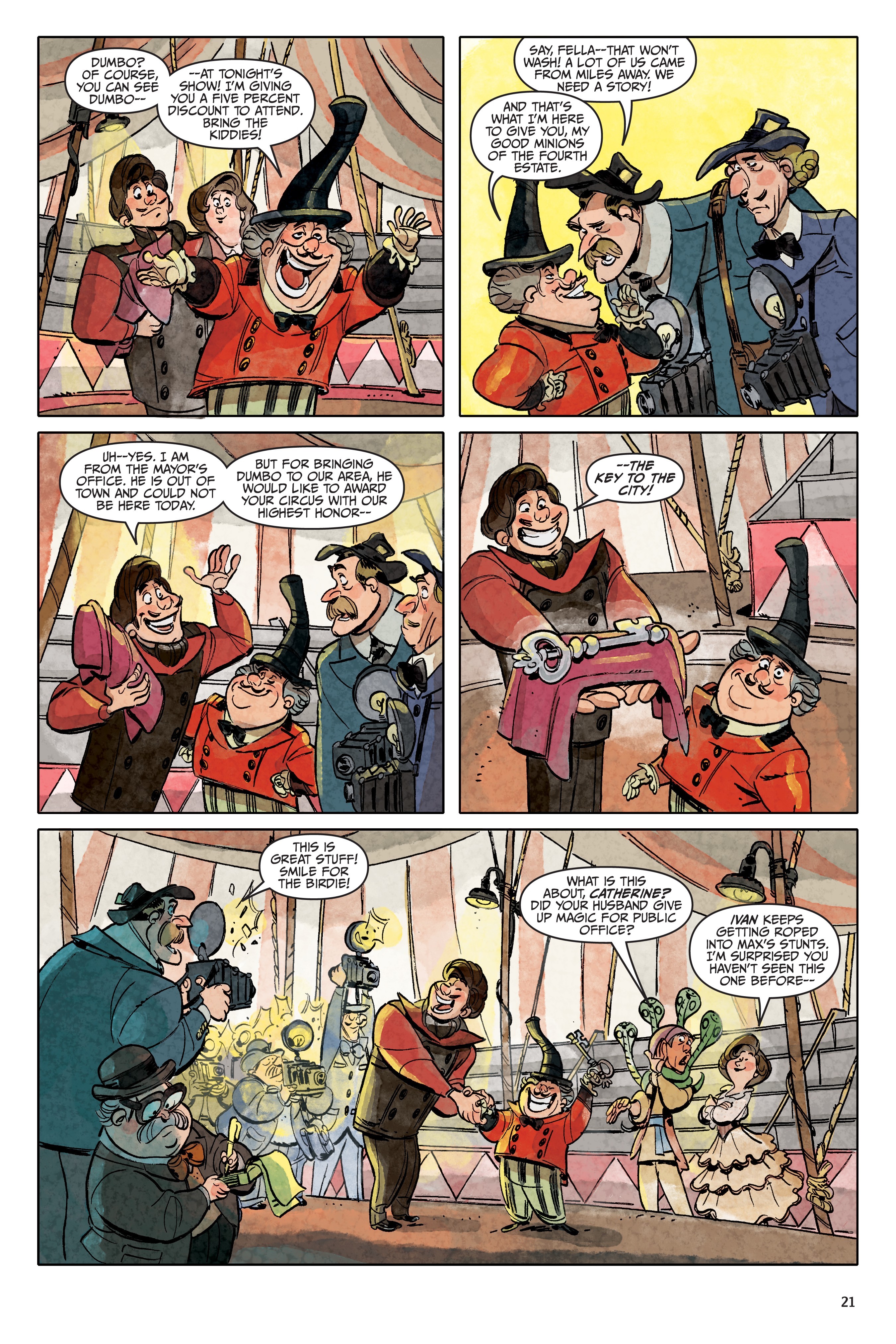 Read online Disney Dumbo: Friends in High Places comic -  Issue # Full - 22