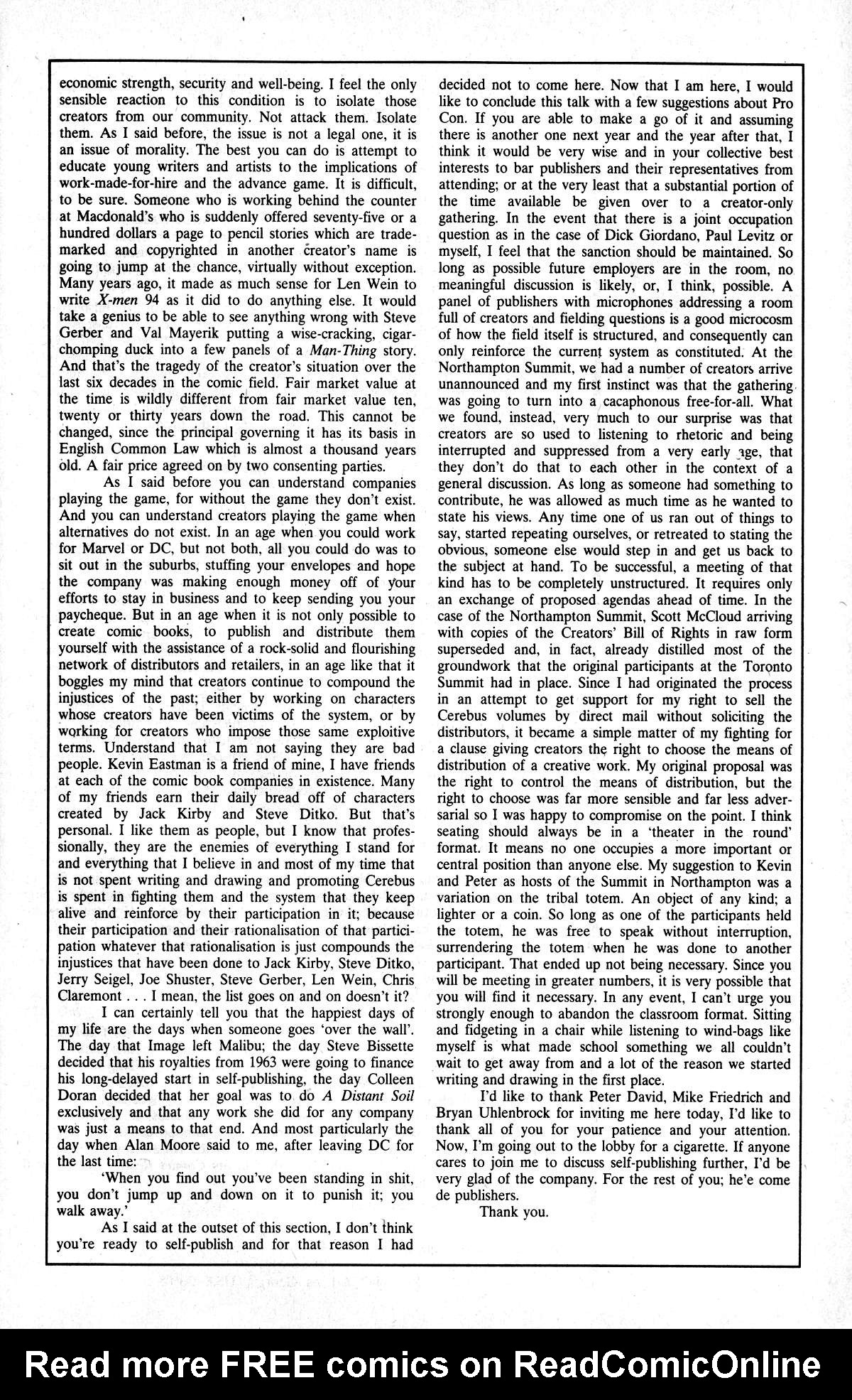 Read online Cerebus comic -  Issue #170 - 29
