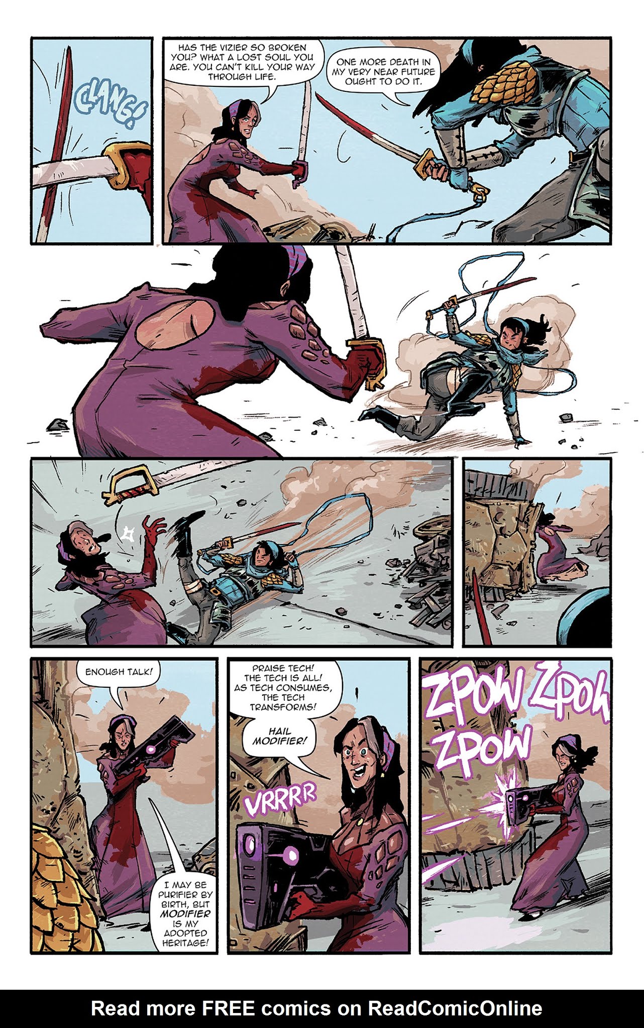 Read online Amala's Blade comic -  Issue #4 - 17