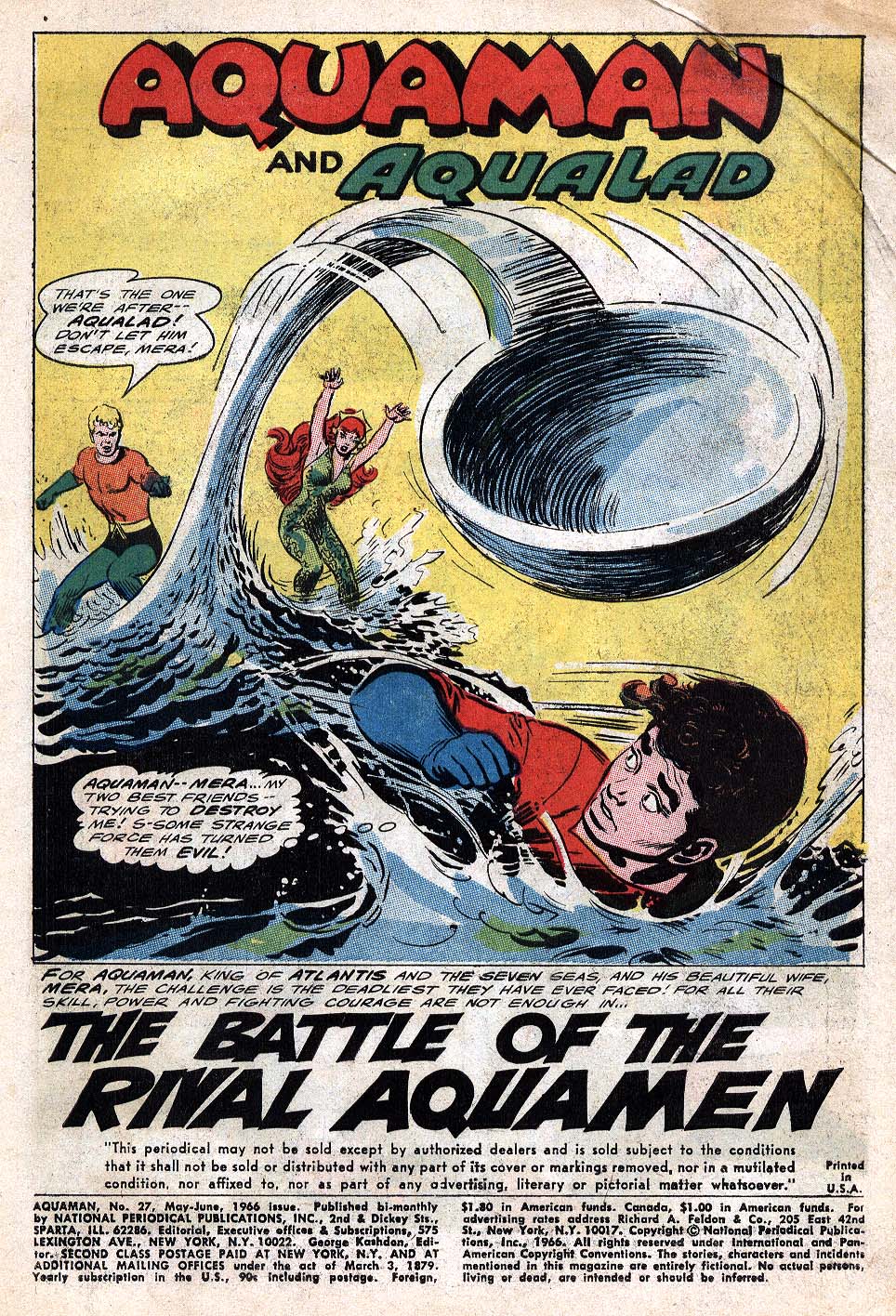 Read online Aquaman (1962) comic -  Issue #27 - 3
