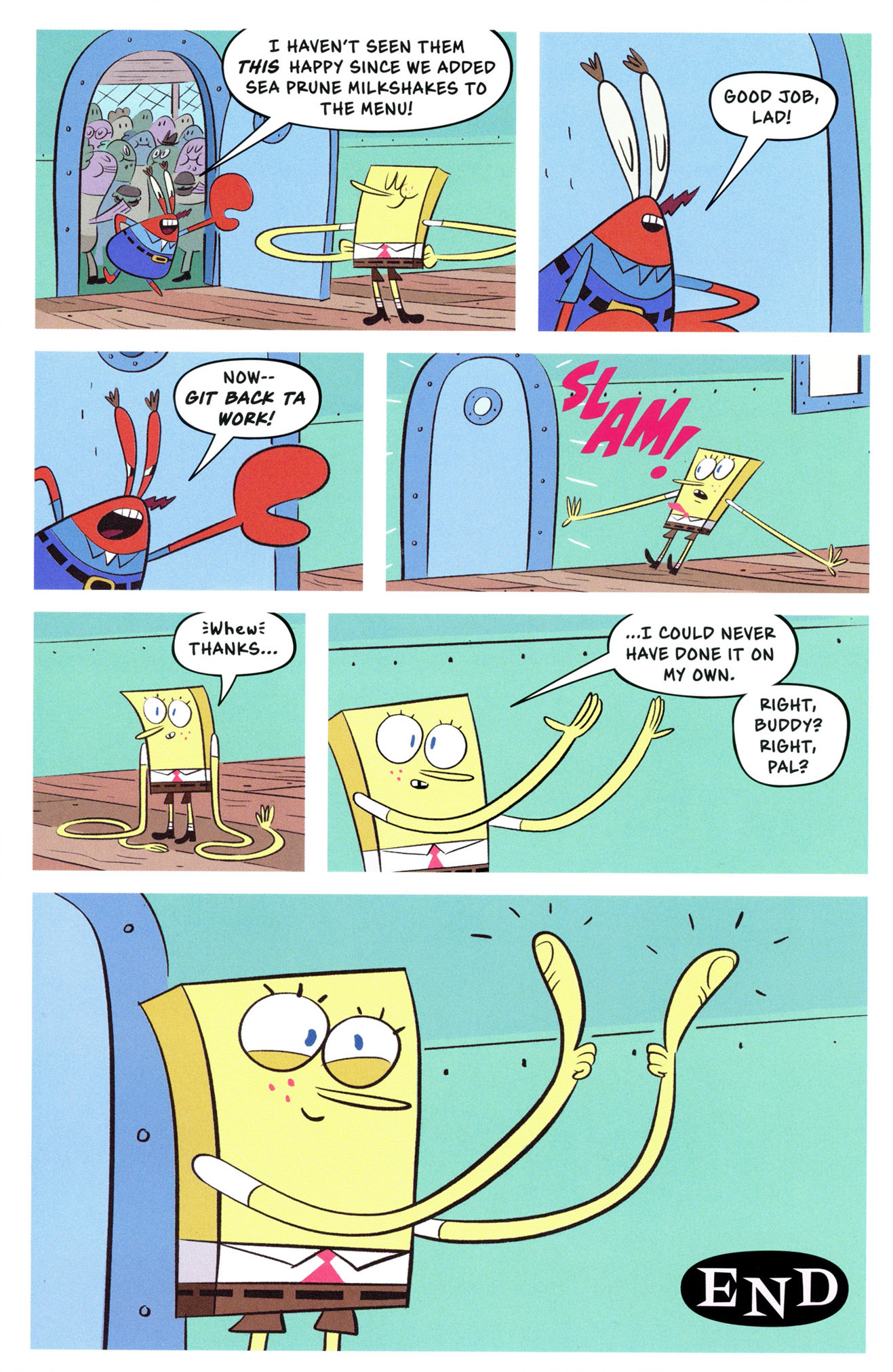 Read online Spongebob Freestyle Funnies comic -  Issue # FCBD 2016 - 14