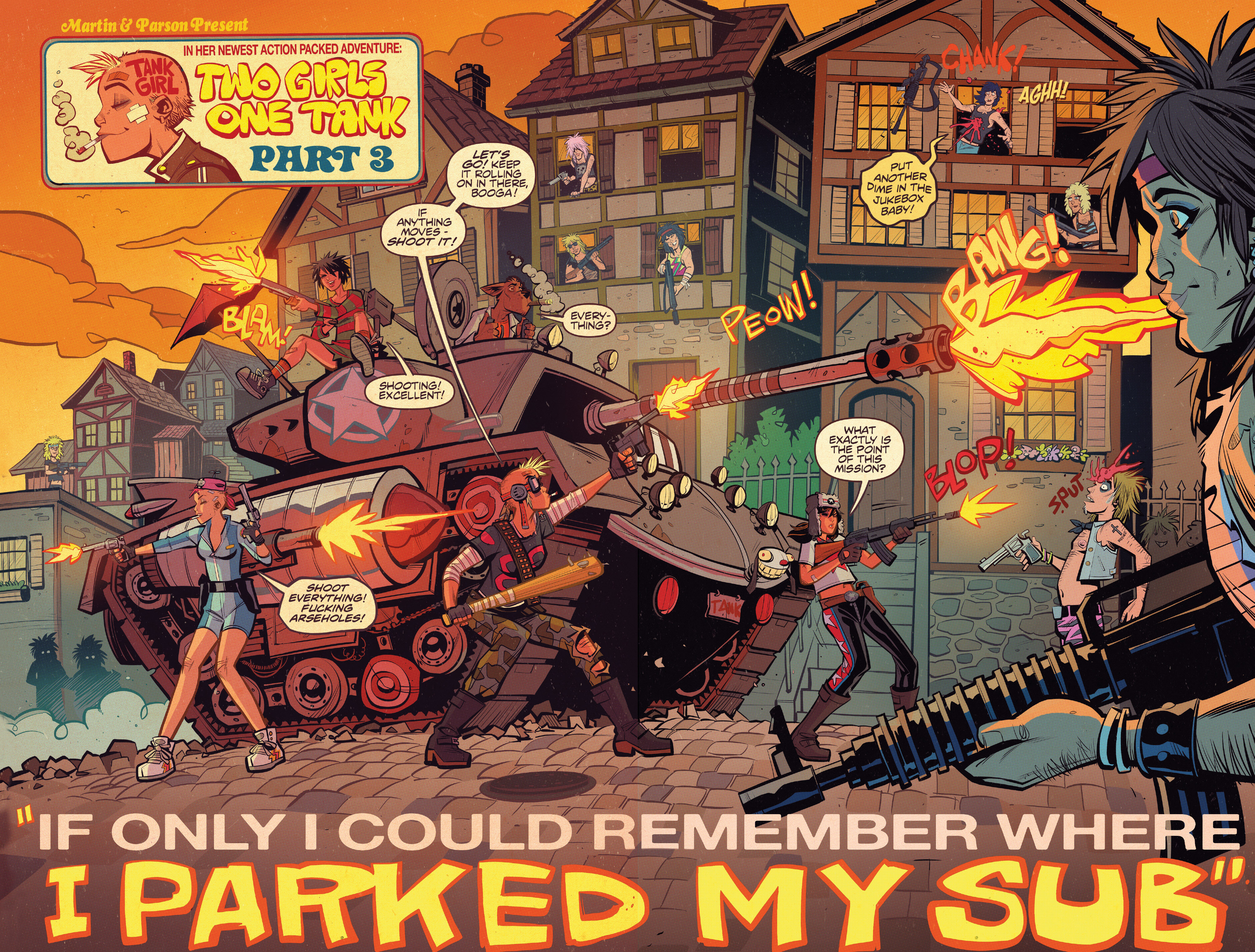 Read online Tank Girl: Two Girls, One Tank comic -  Issue #3 - 5