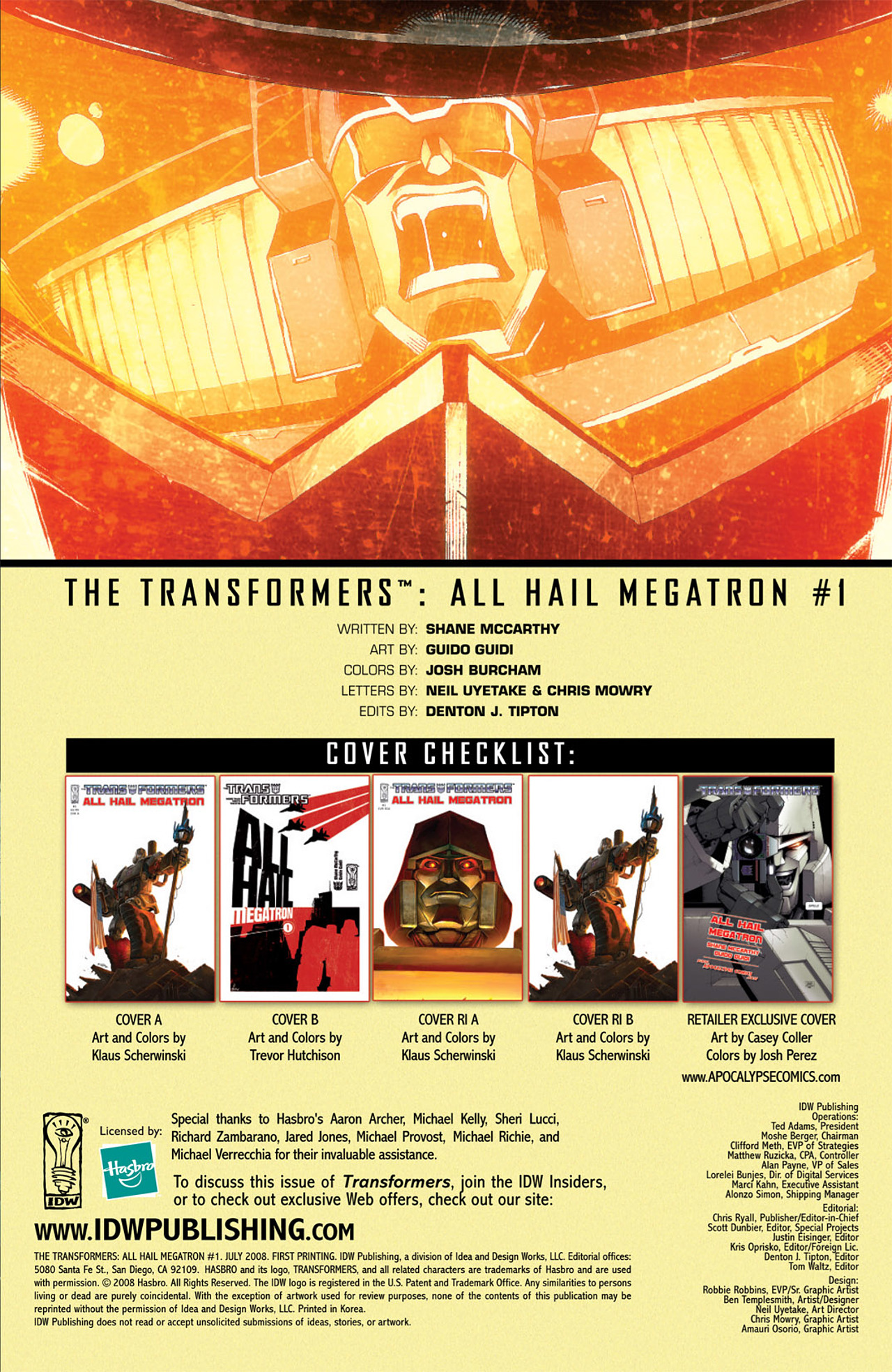 Read online The Transformers: All Hail Megatron comic -  Issue #1 - 5