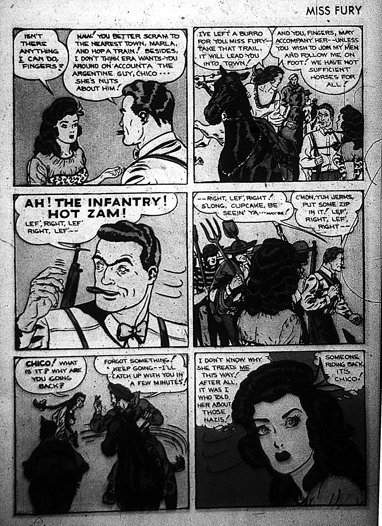 Read online Miss Fury (1942) comic -  Issue #3 - 21