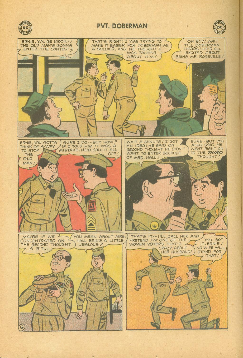 Read online Sgt. Bilko's Pvt. Doberman comic -  Issue #3 - 20