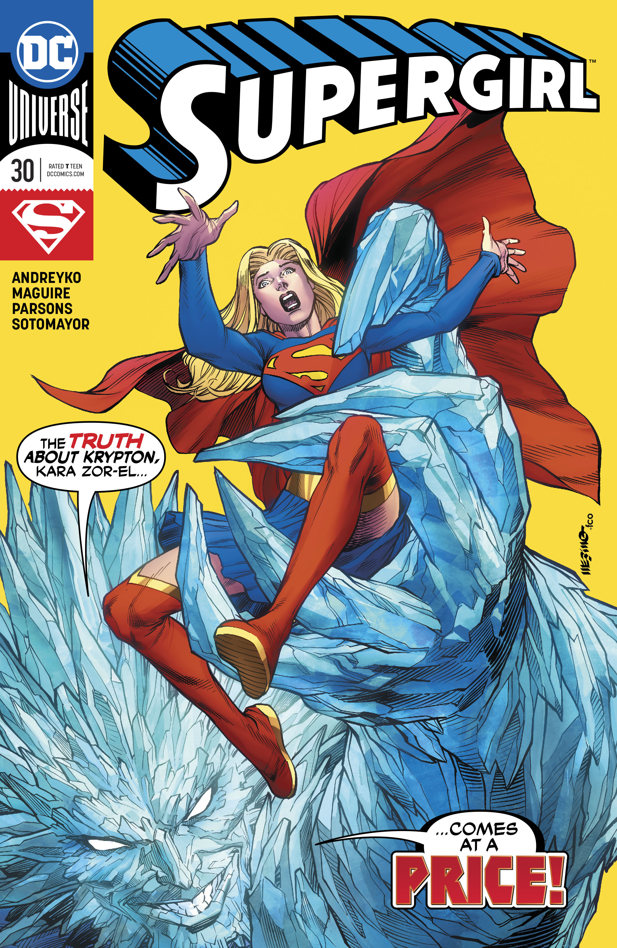 Read online Supergirl (2016) comic -  Issue #30 - 1